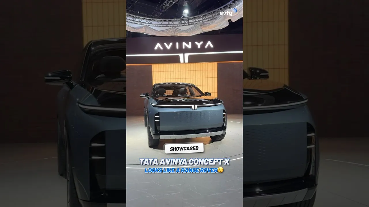 @tata.evofficial Avinya X Concep Revealed at the Bharat Mobility Show 2025
