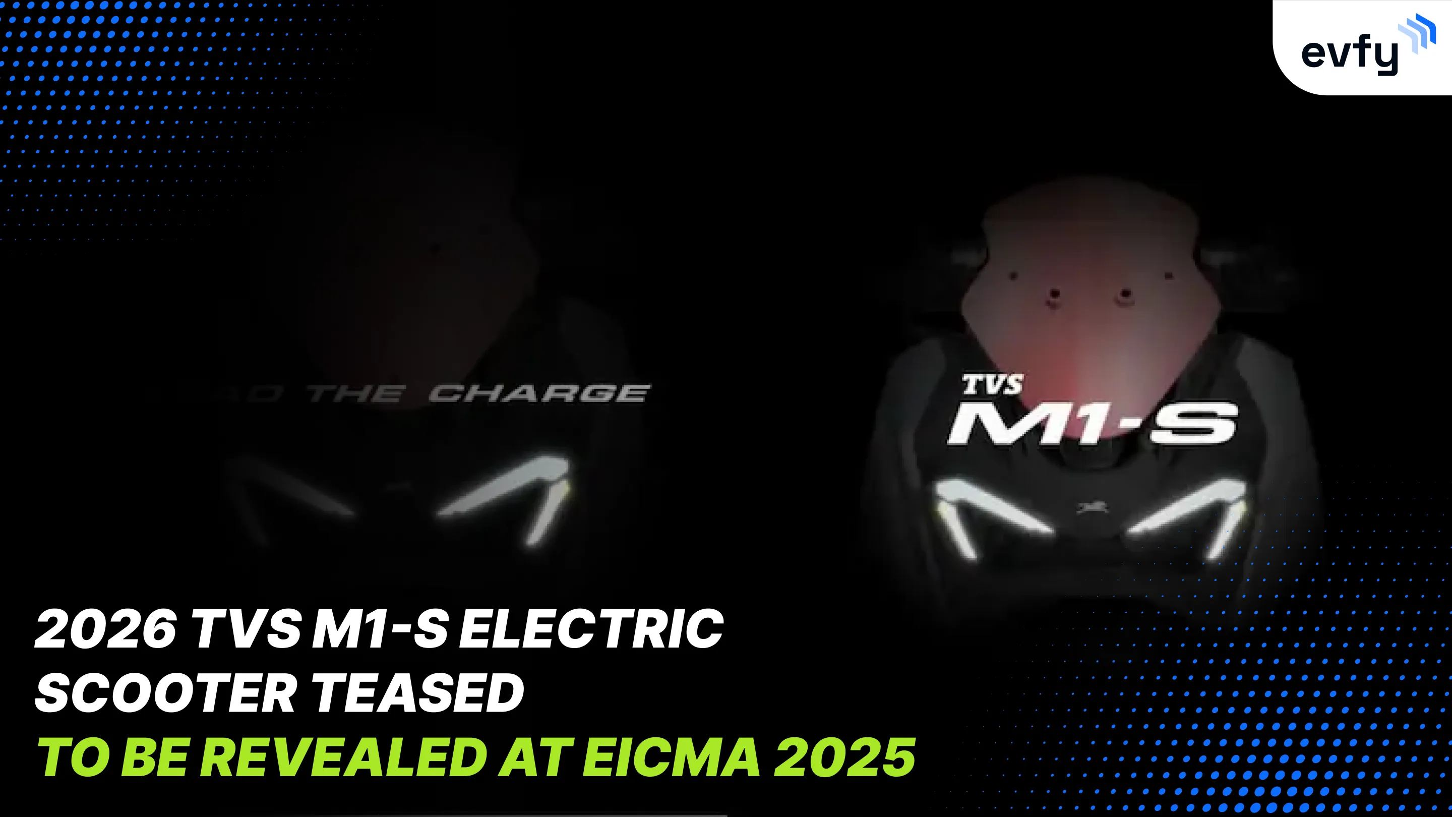 2026 TVS M1-S Electric Scooter Teased — To Be Revealed at EICMA 2025
