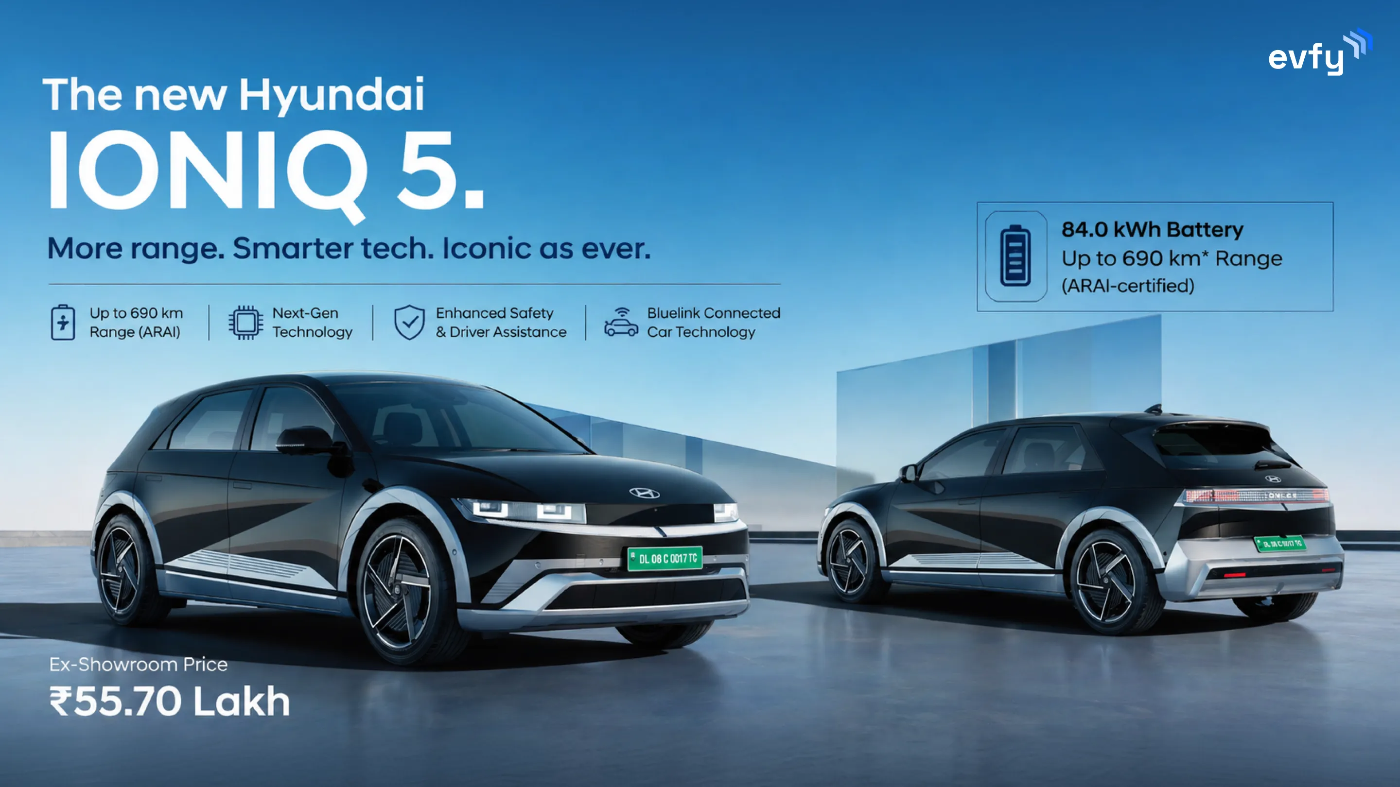 2026 Hyundai IONIQ 5 Launched in India: 690 km Range, 84 kWh Battery, Price ₹55.7 Lakh