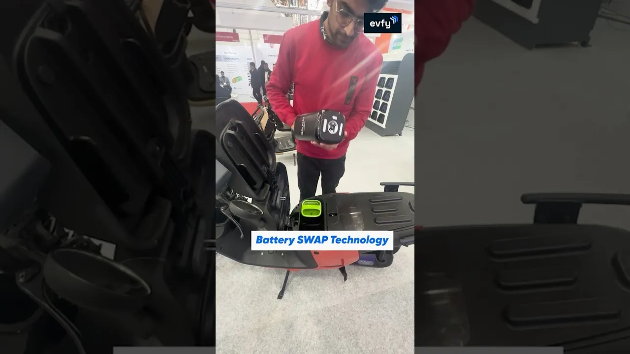 Electric vehicle battery swap station@gogoro2914