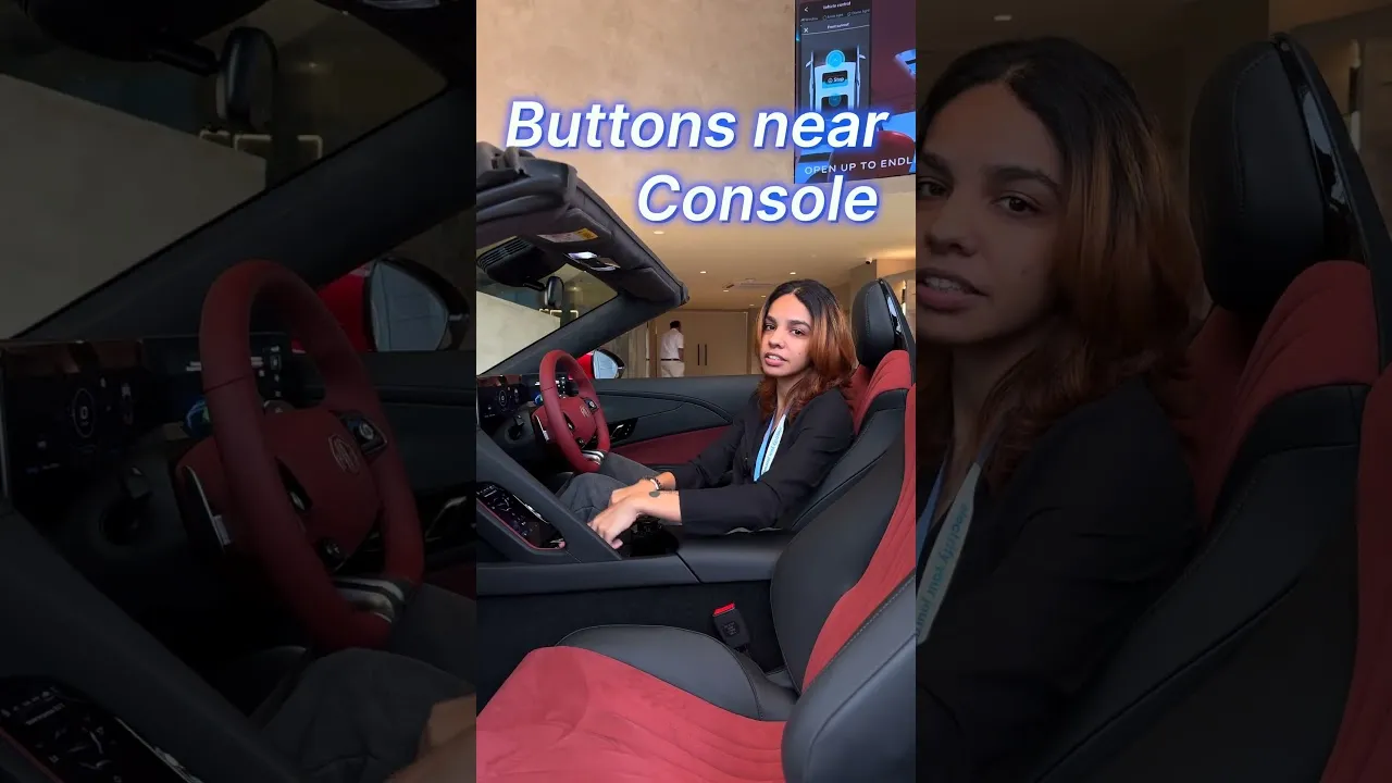 Porsche who? MG Cyberster has one set of scissor doors and three ways to open it!