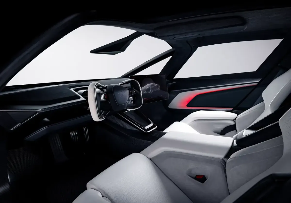 tesla interior