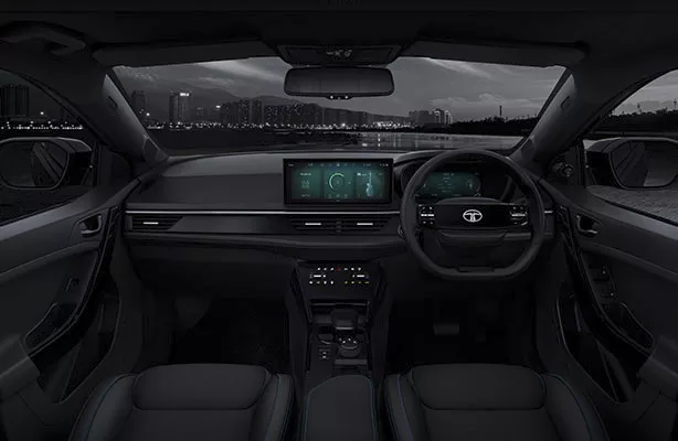 tata nexon ev dark edition interiors