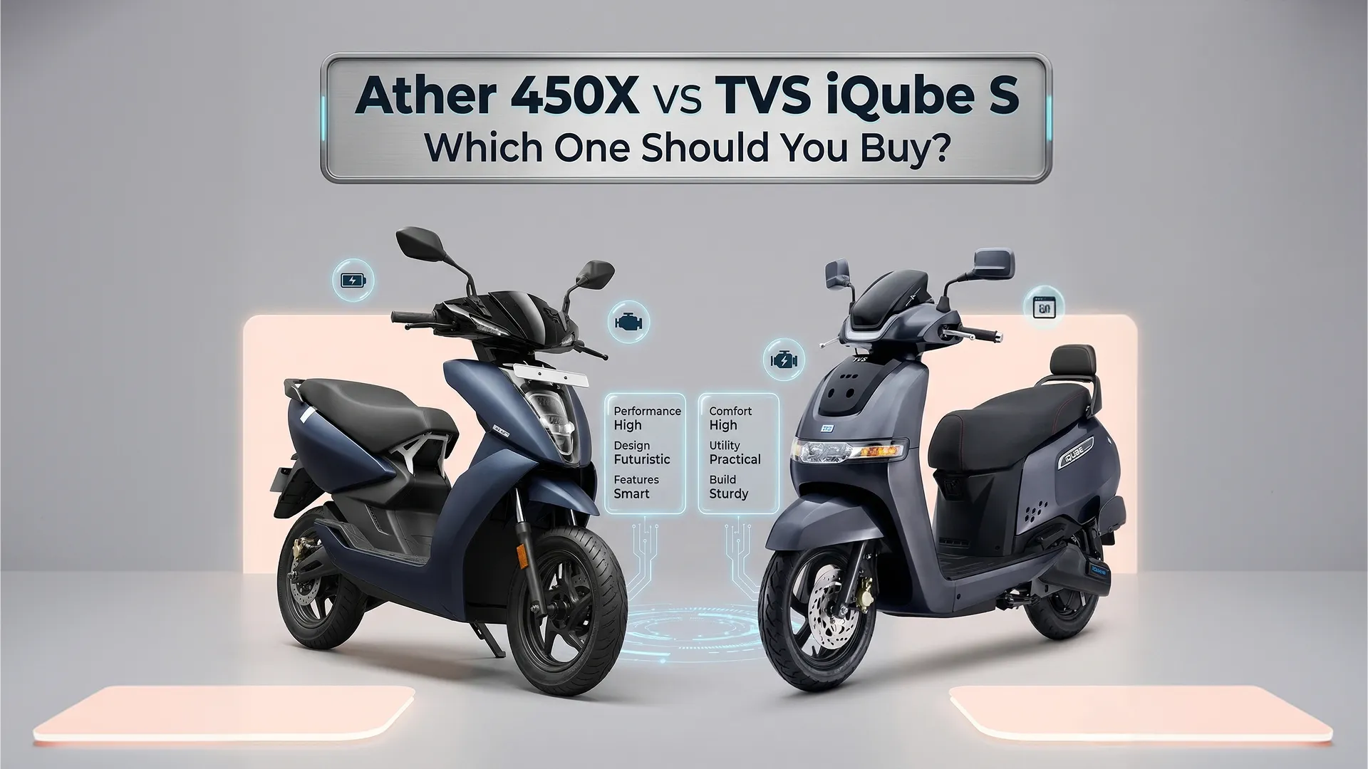 Ather 450X vs TVS iQube S — Which One Should You Buy?