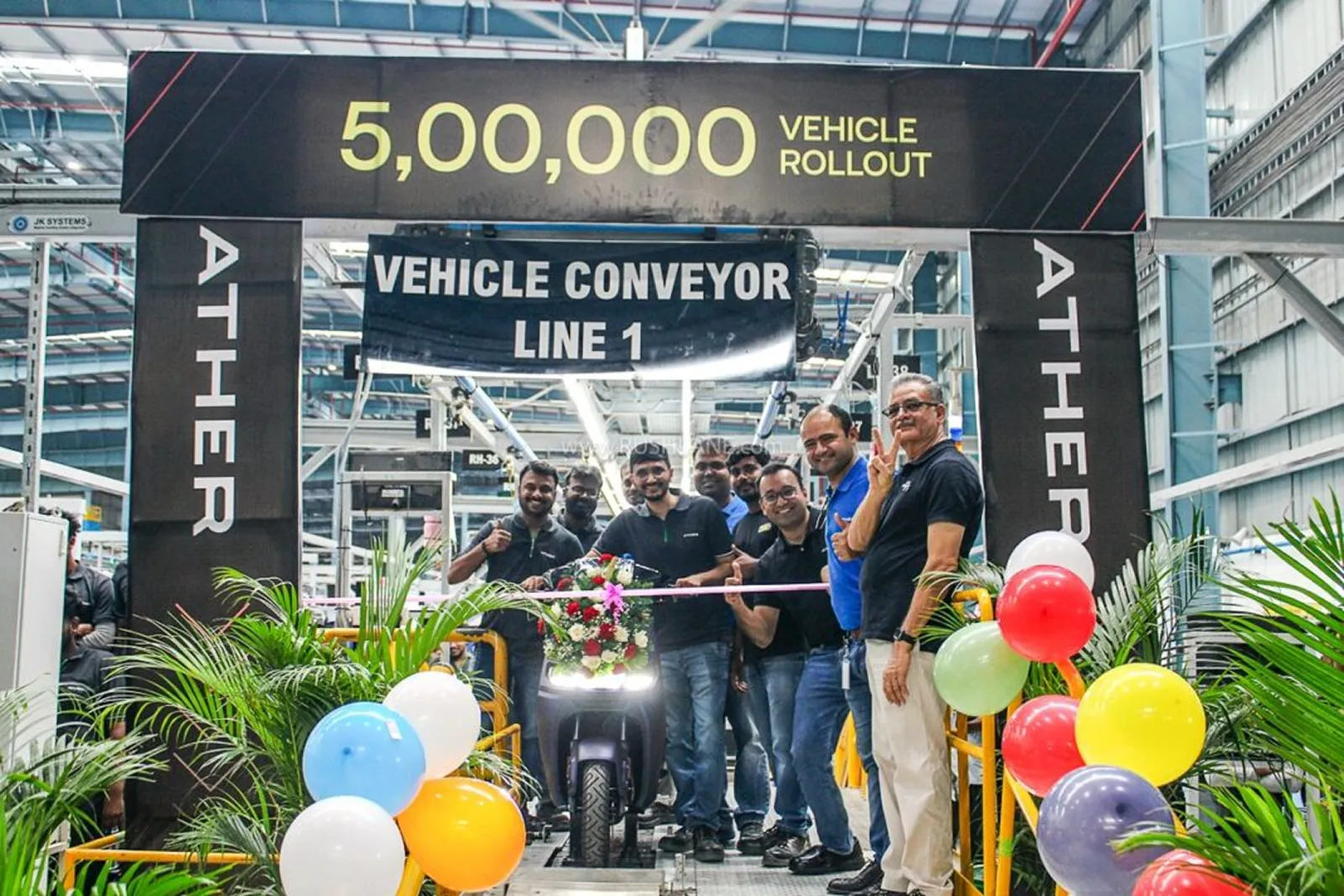 Ather roll out 500,000th scooter