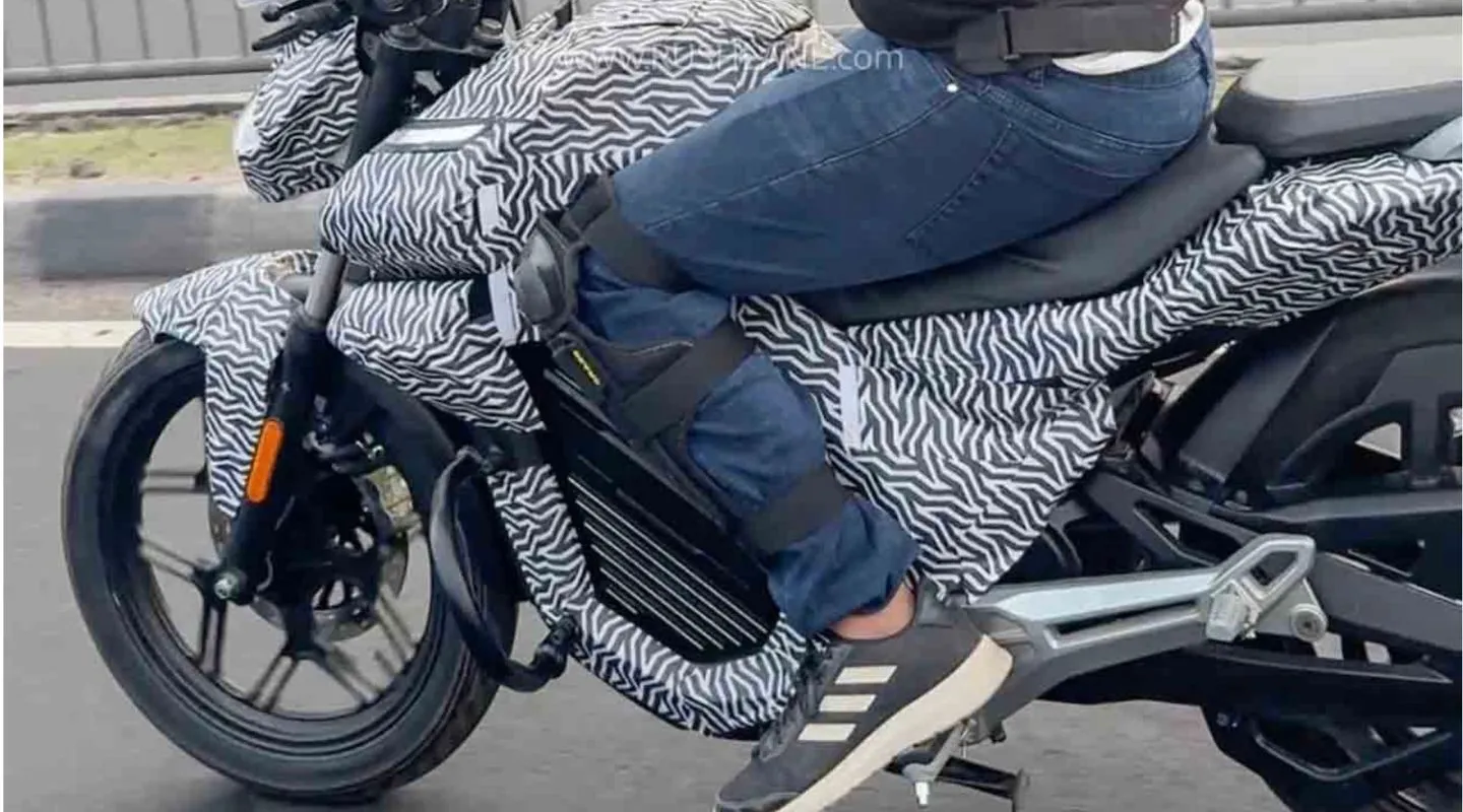 Avore Electric Motorcycle Spied Testing In India