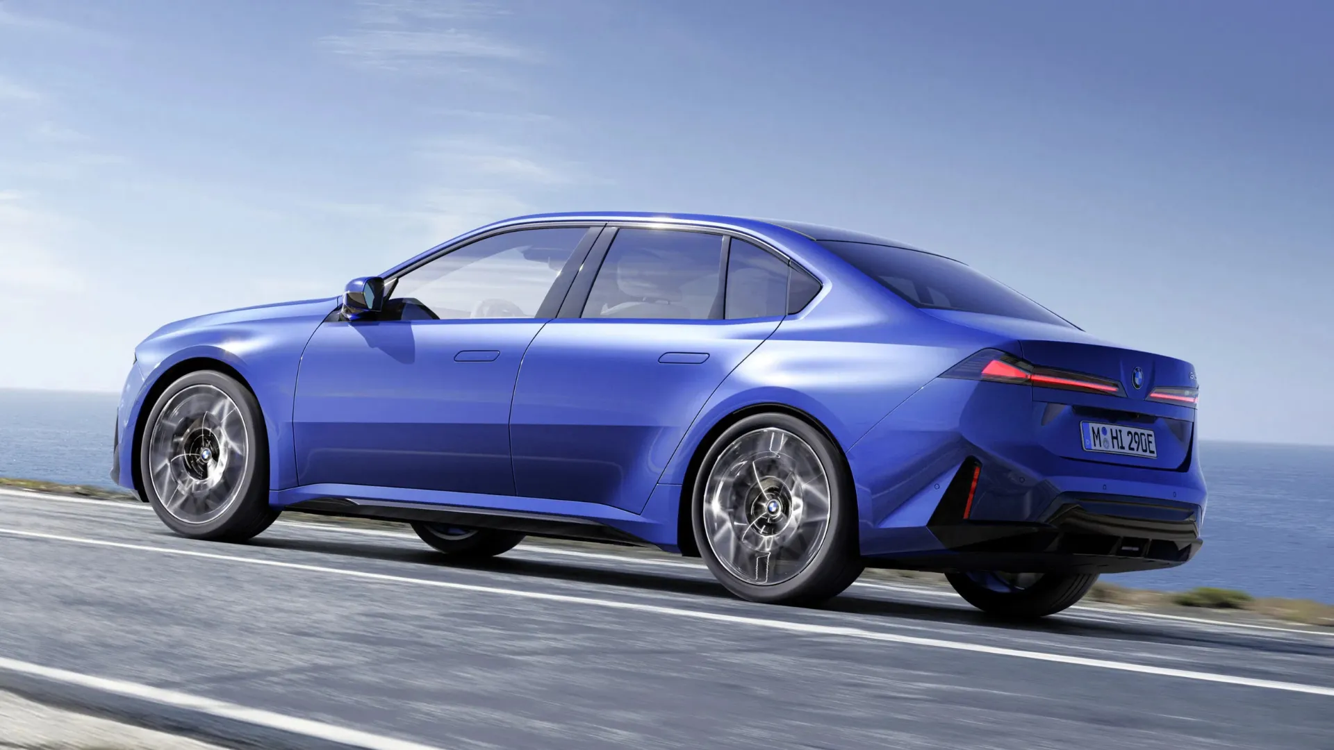 BMW i3 Electric Sedan Unveiled Globally with 900 km Range - road rear