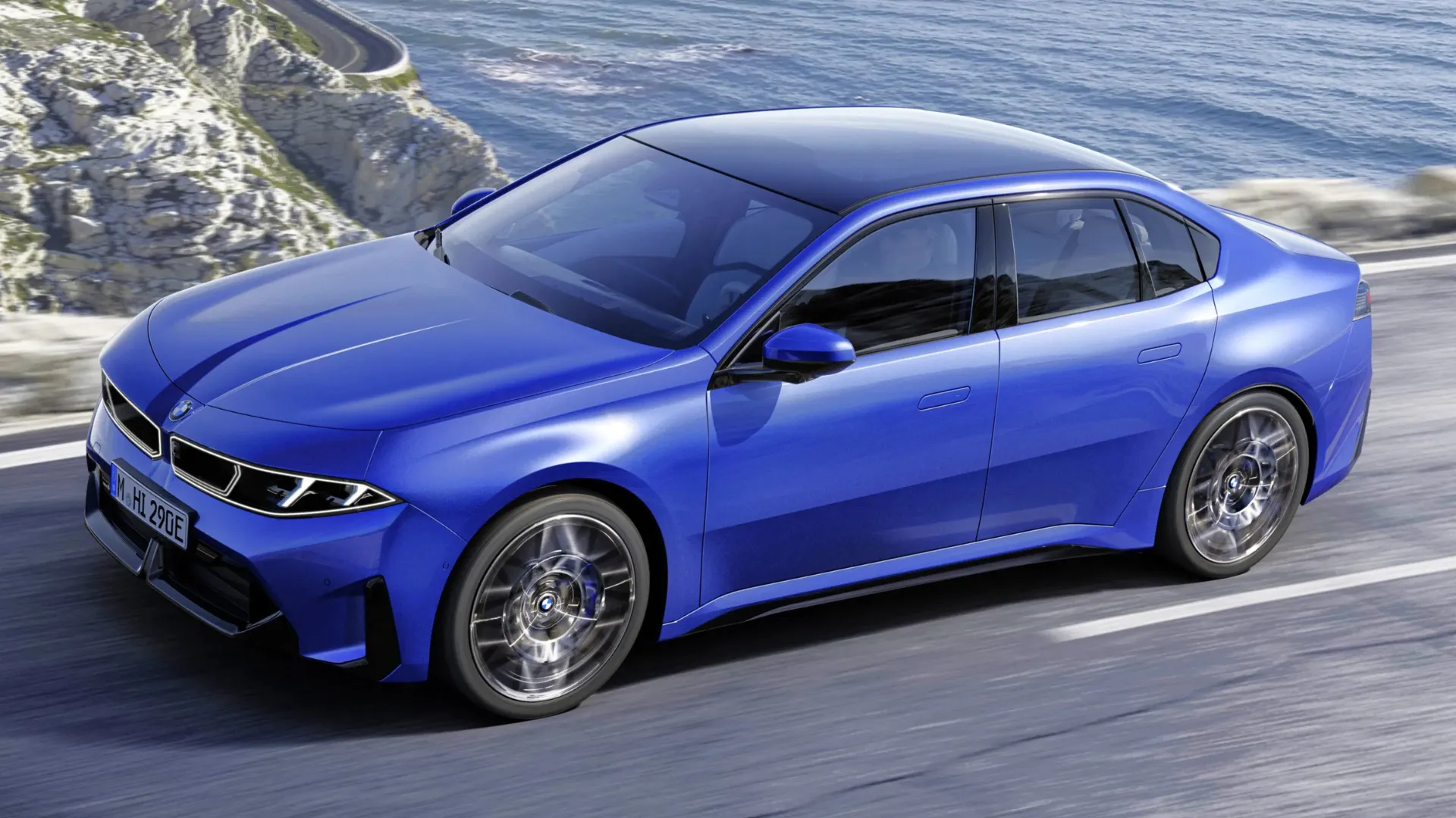 BMW i3 Electric Sedan Unveiled Globally with 900 km Range - road