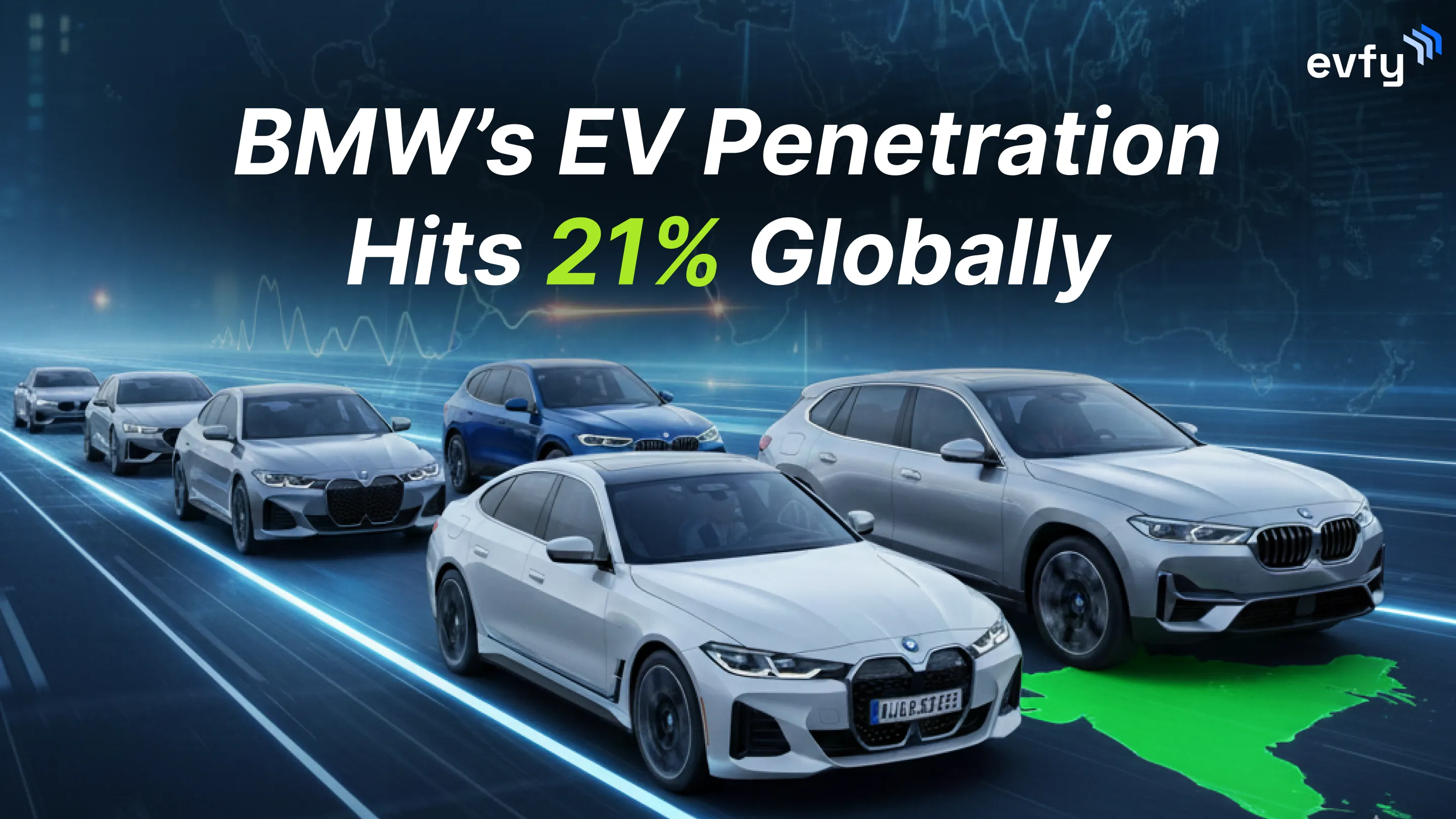 BMW’s EV Penetration Hits 21% Globally — India as Major Market