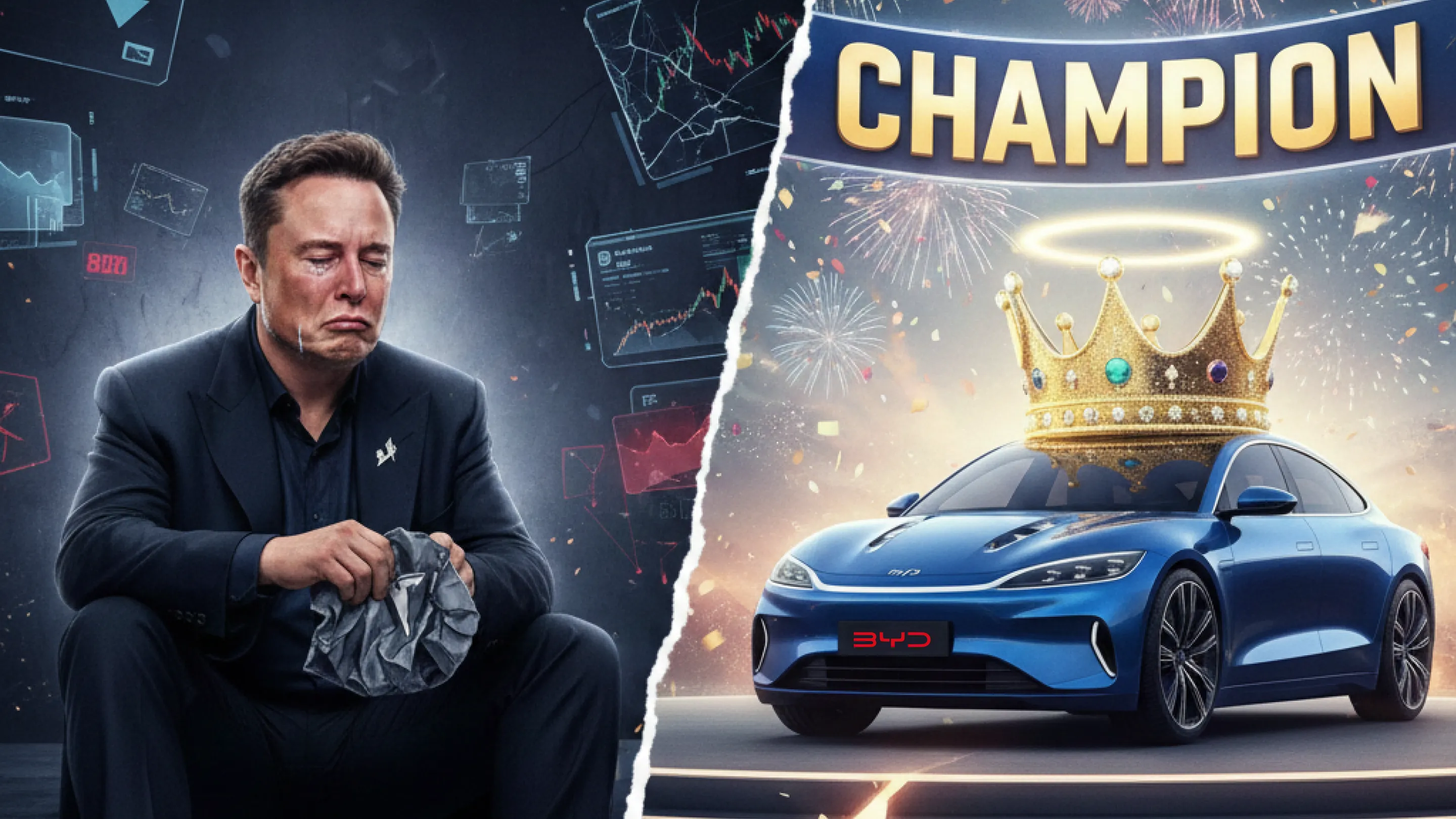 BYD Leaves Tesla in the Dust with 2.25 Million Unit Sales in 2025 — Claims No.1 Spot