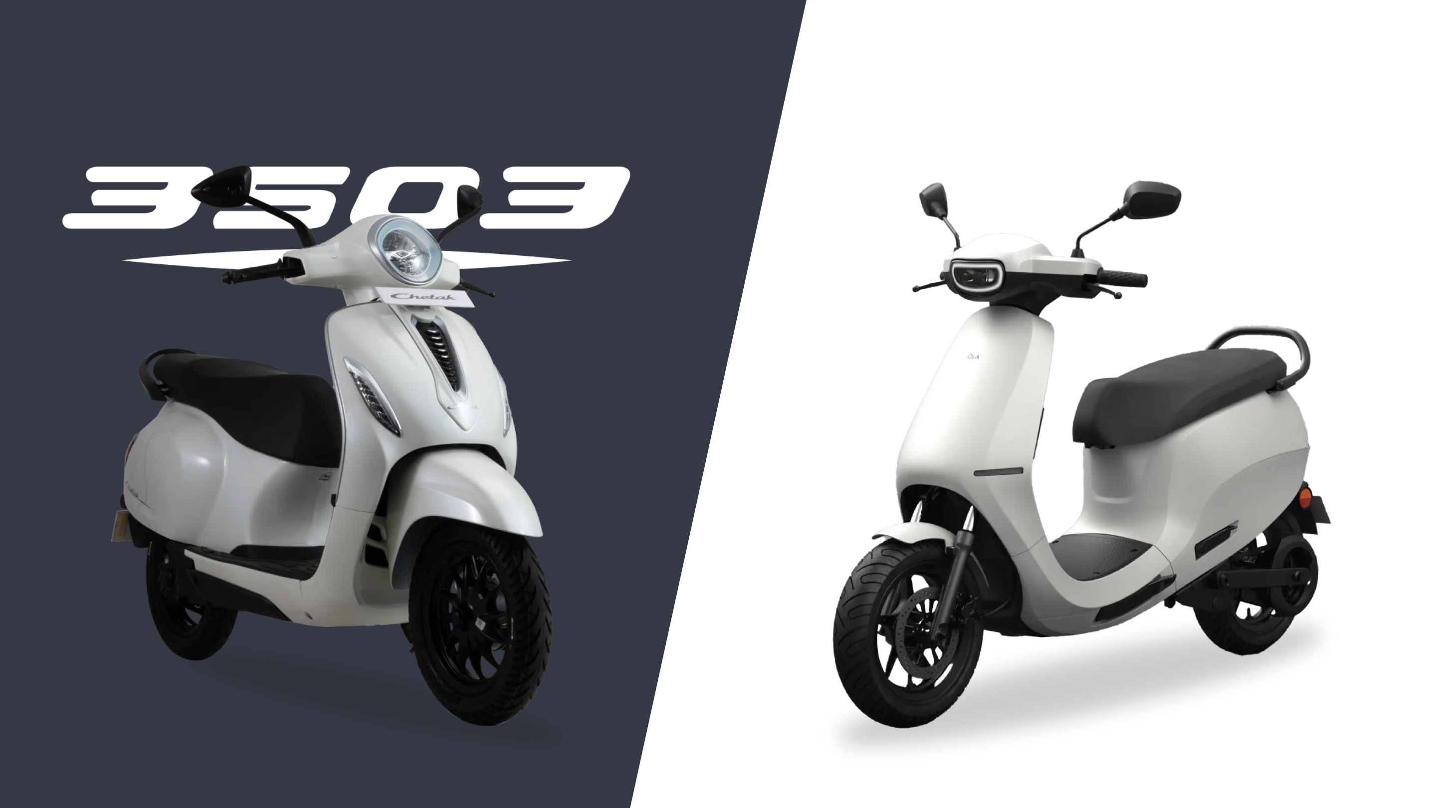 Bajaj Chetak 3503 vs Ola S1 X Plus