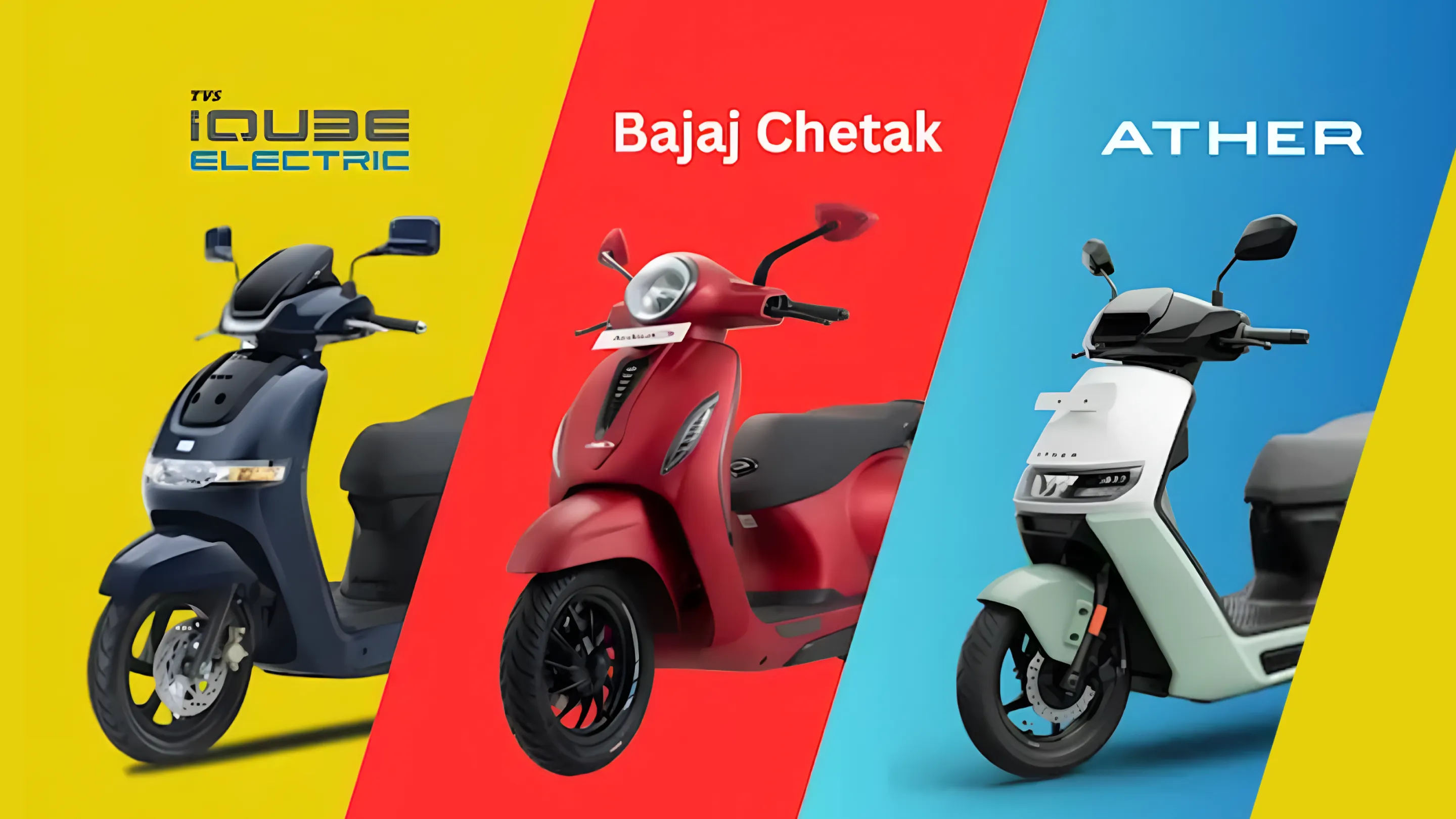 Bajaj Chetak vs TVS iQube vs Ather Rizta — Which one is better?