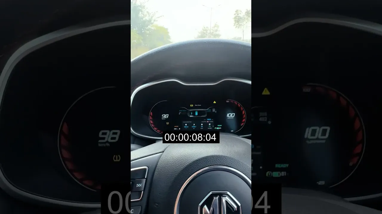 MG ZS EV acceleration test !!!!