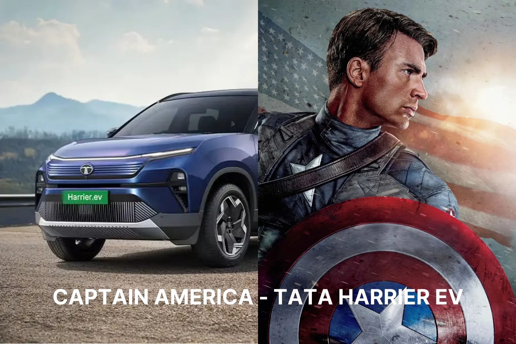 Captain America - Tata Harrier EV