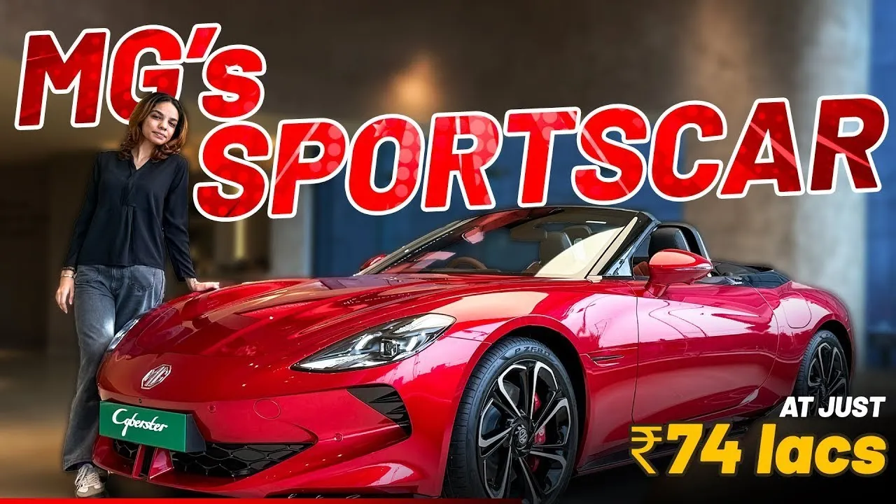 The 'Cyber - Tesla Roadster' by MG | Track ready with 500 horses and Rs.75 lakh! #MGCyberster #EVFY