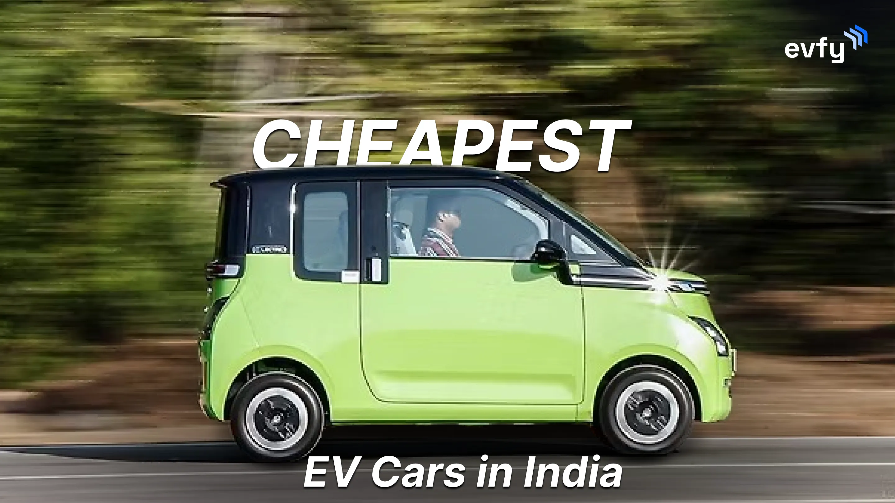 Cheapest EV Cars in India 2025!