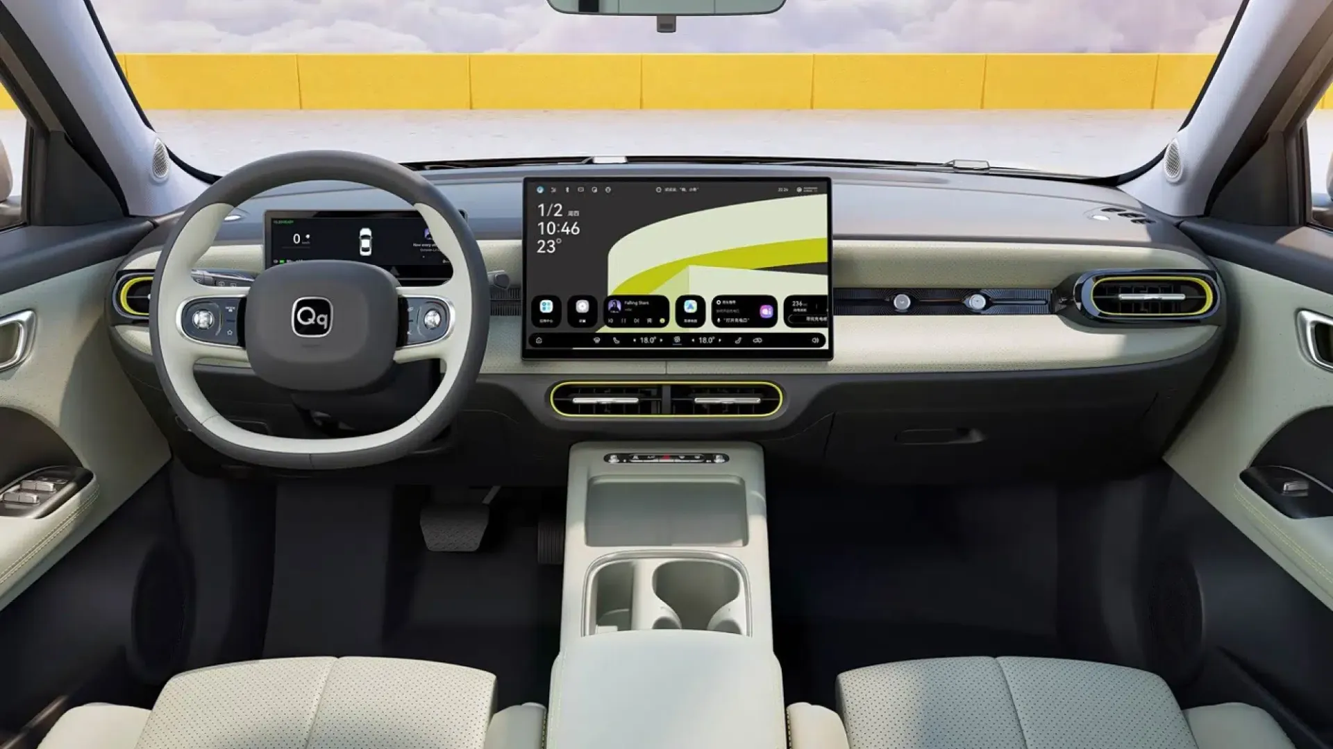 Chery QQ3 EV - Interior and Dashboard