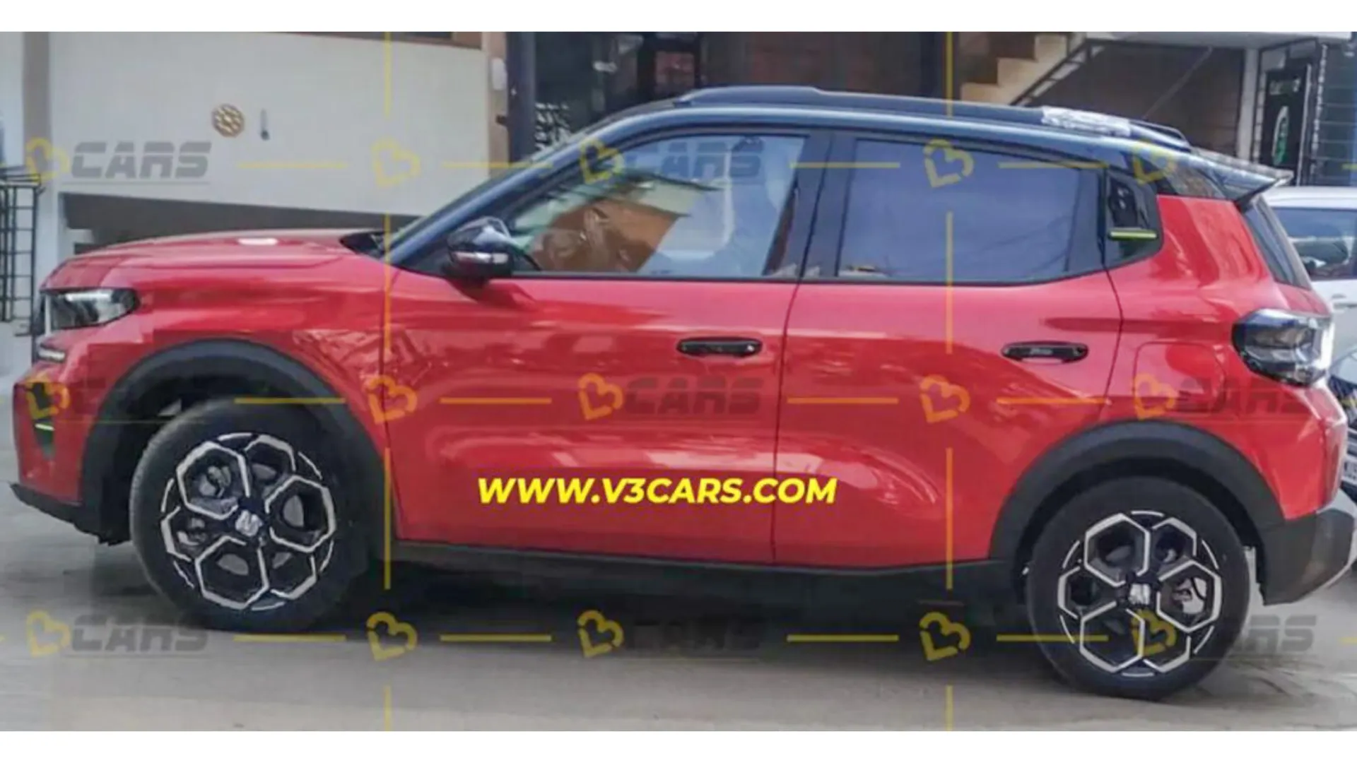 Citroen eC3 Euro Spec Version Spied in India
