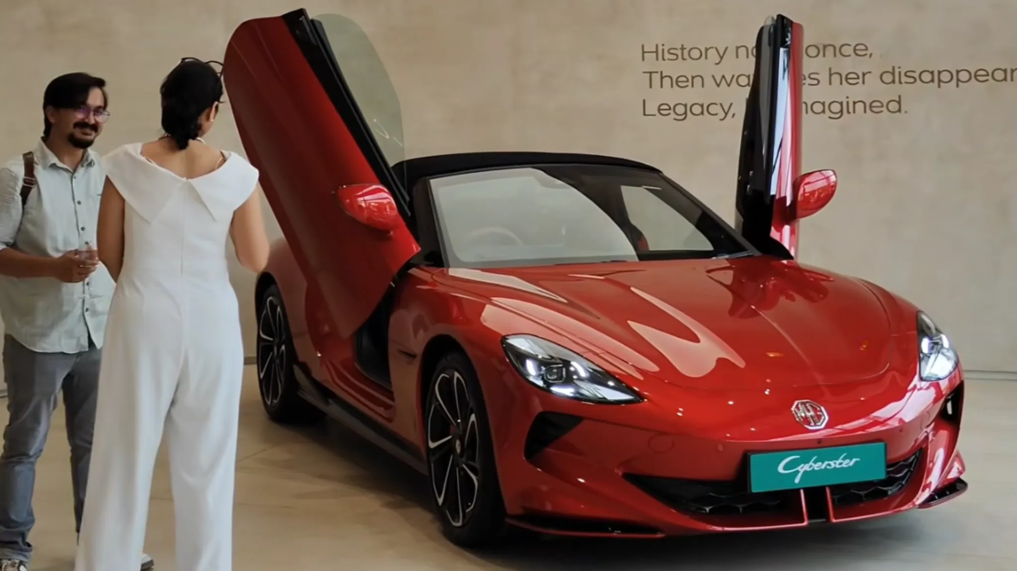 Cyberster In showroom