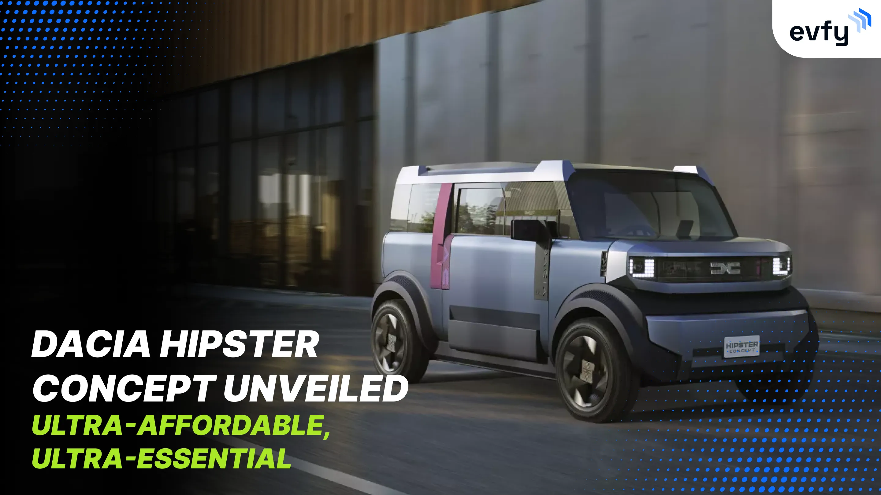 Dacia Hipster Concept Unveiled — Ultra-Affordable, Ultra-Essential