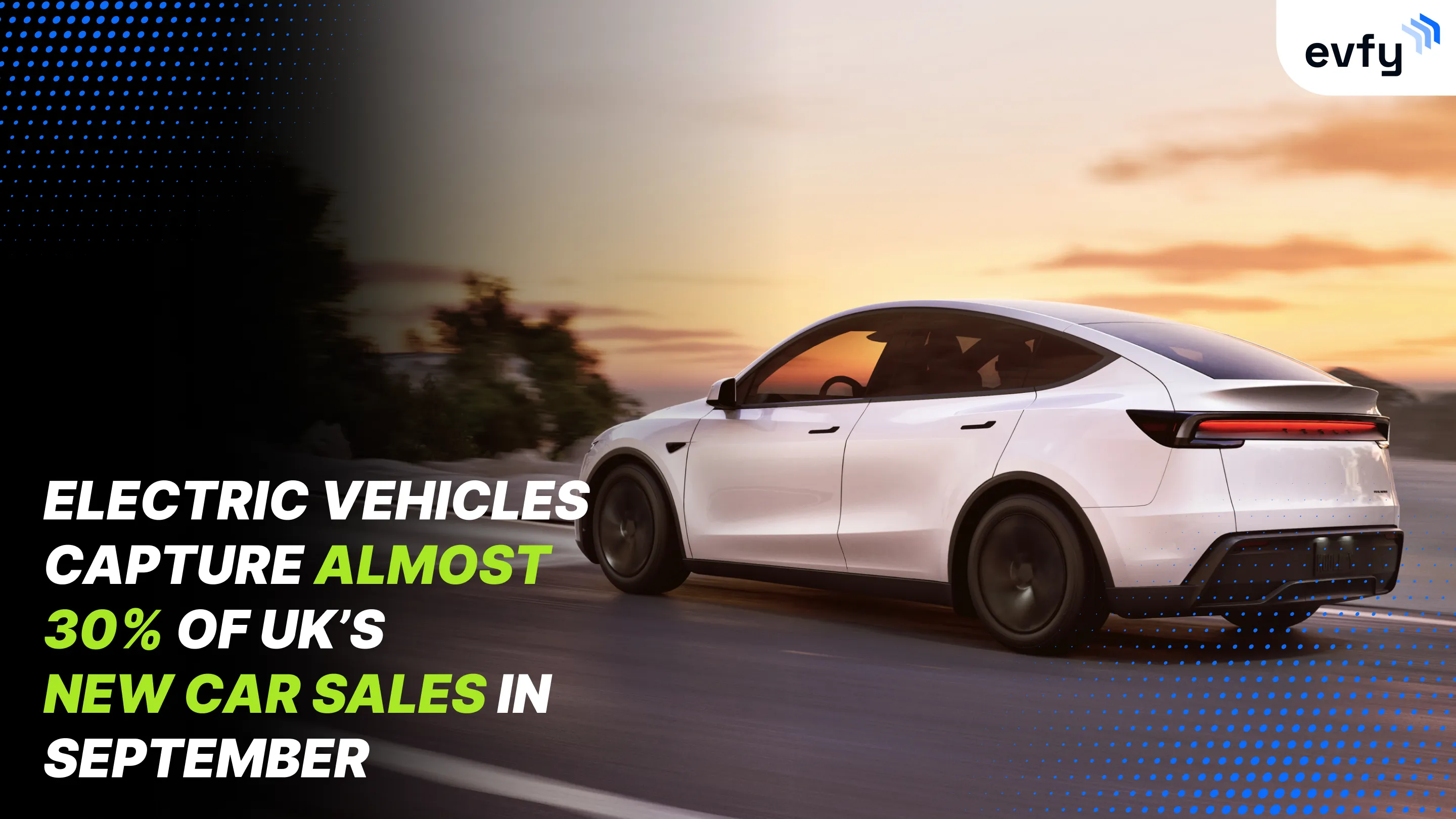 Electric Vehicles Capture Almost 30% of UK’s New Car Sales in September