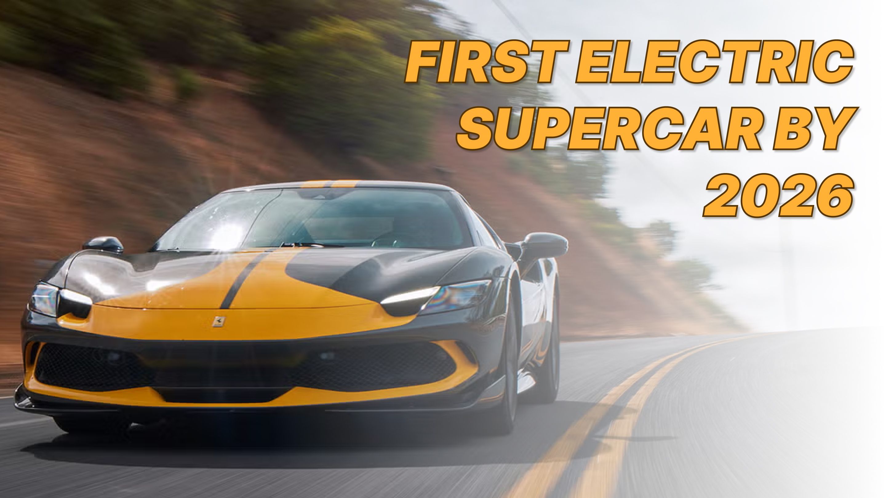 Ferrari Elettrica First Electric Supercar by 2026