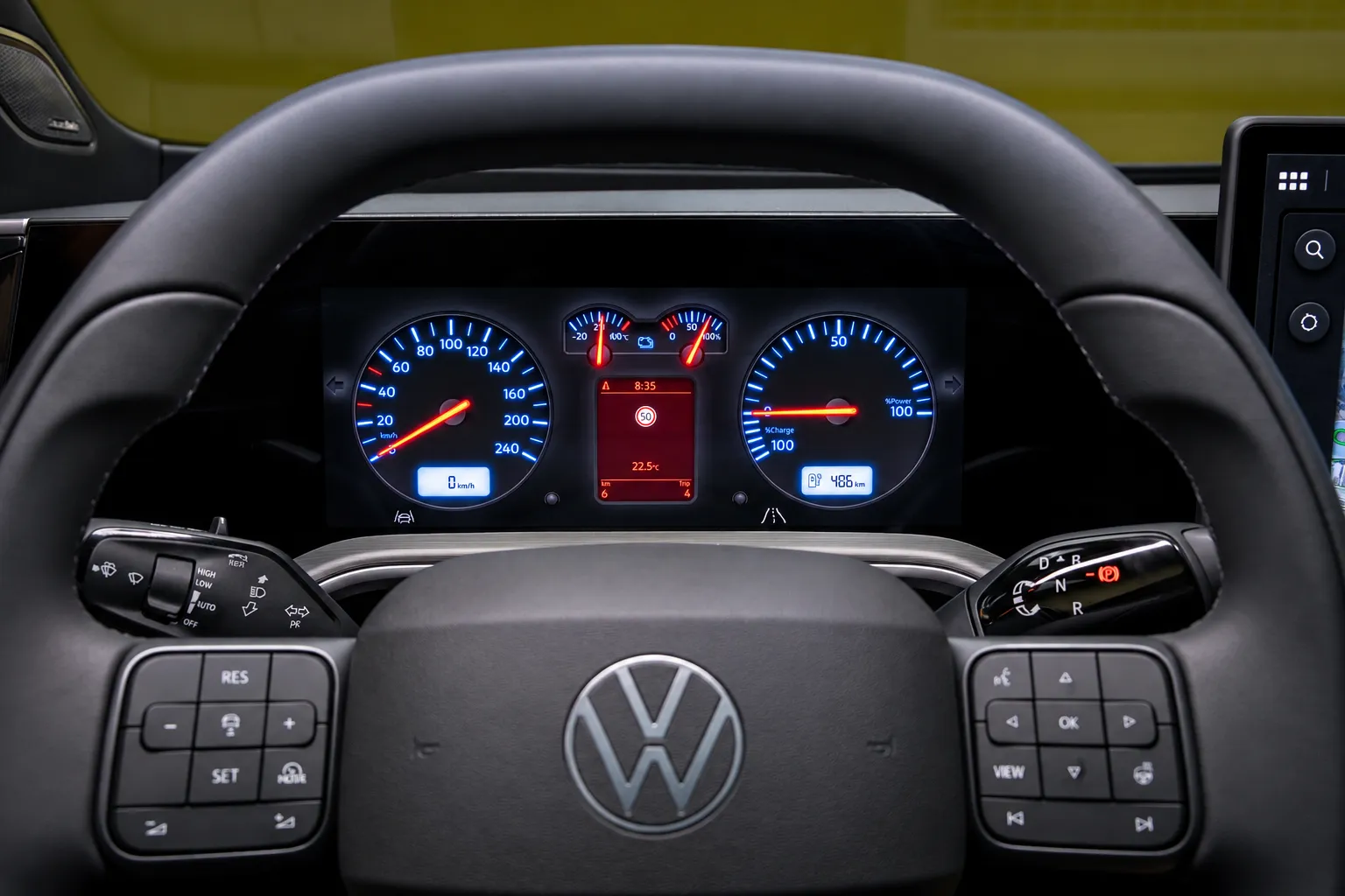 Volkswagen ID. Tiguan interior with 15-inch infotainment and 12-inch passenger display