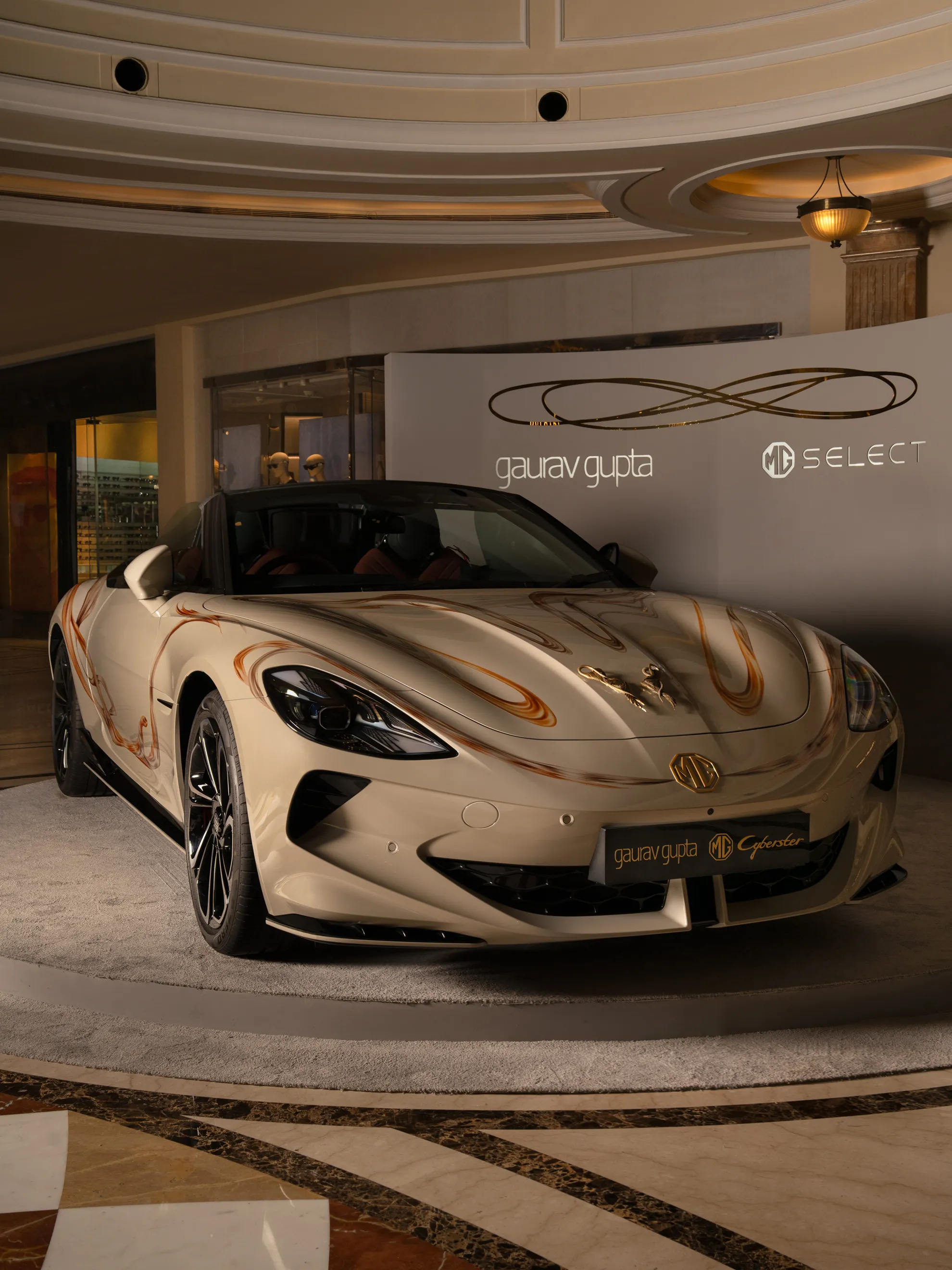 Gaurav Gupta and MG SELECT Unveil a Sculptural Interpretation of MG Cyberster