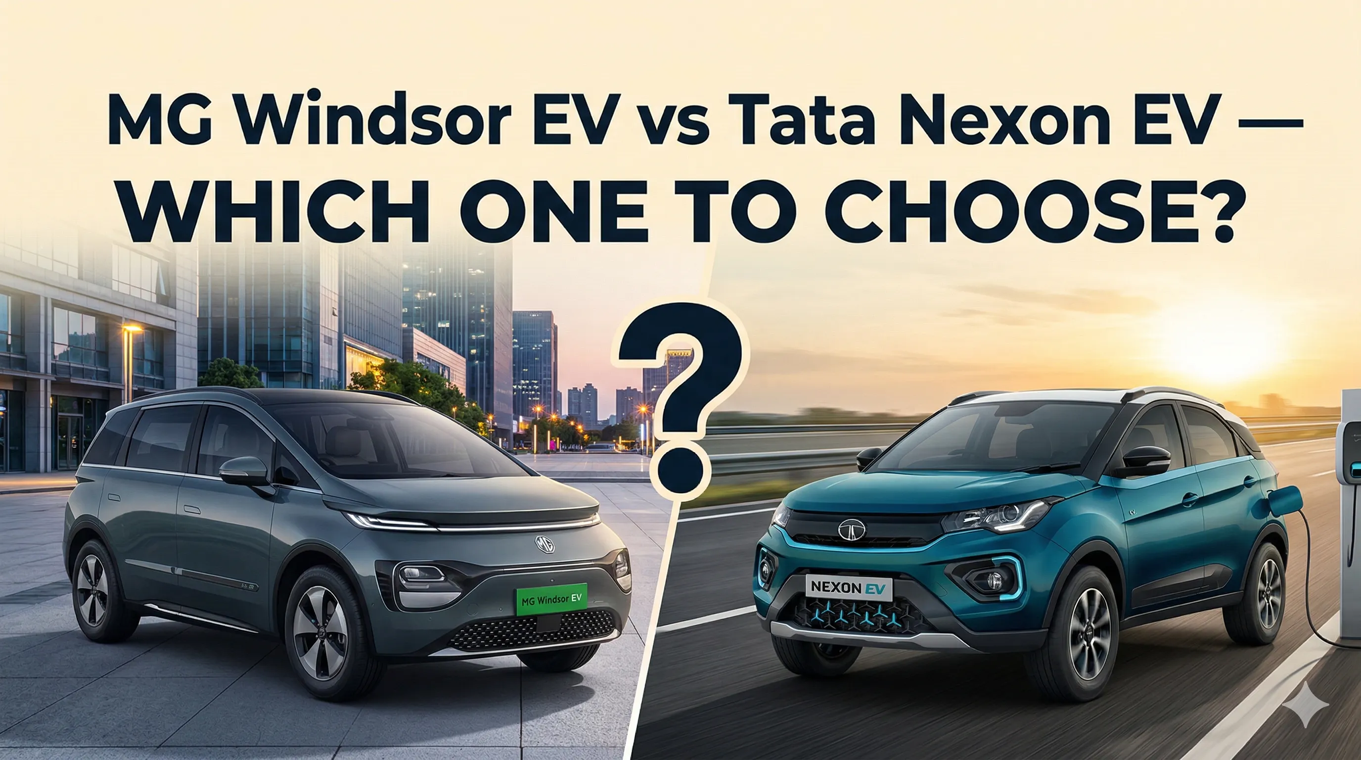 MG Windsor vs Tata Nexon EV — Paisa Vasool?