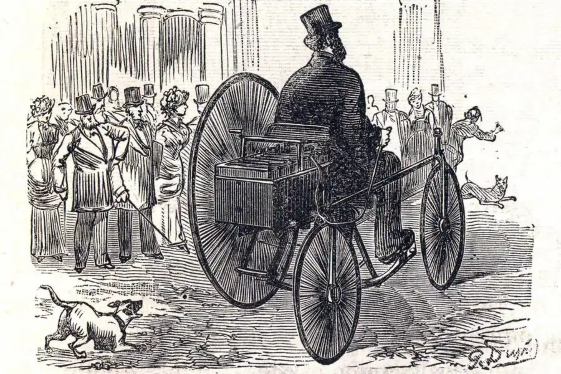 Gustave Trouvé’s tricycle