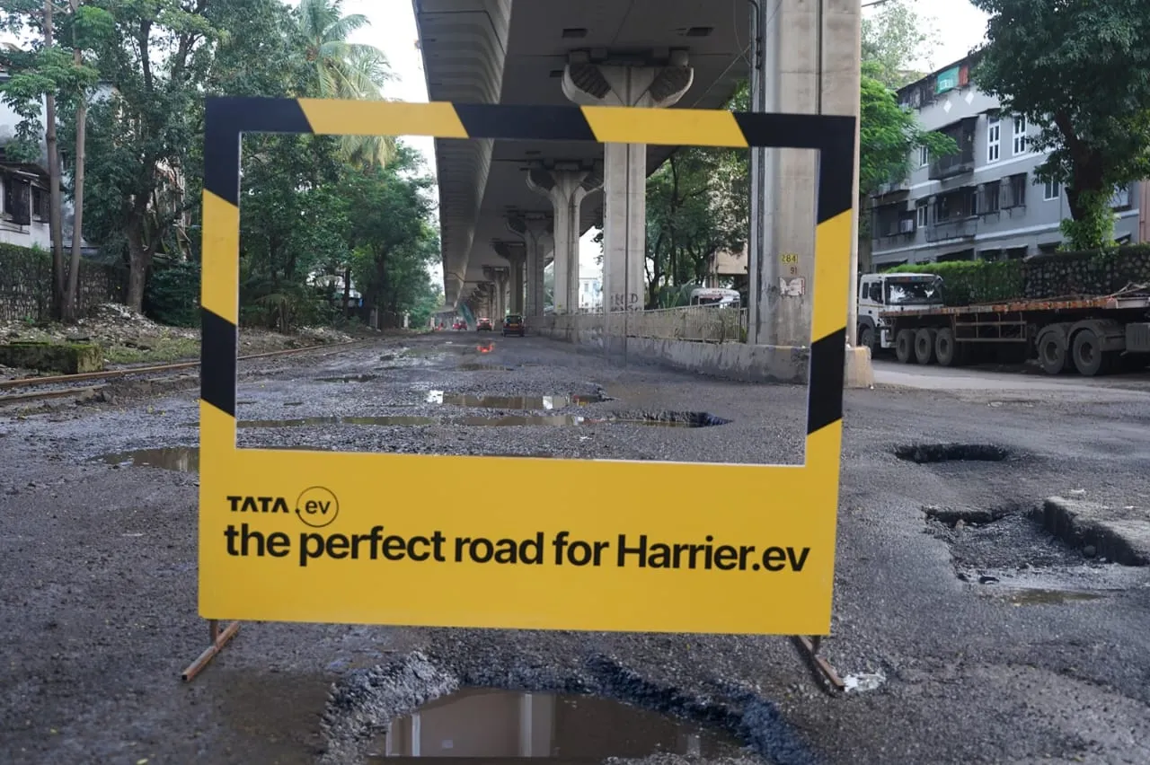 harrier ev pothole campaign