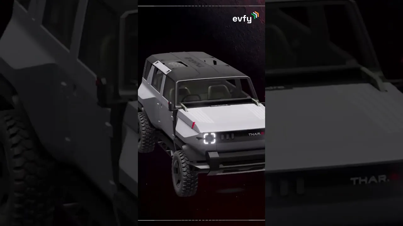 Mahindra Thar E Concept | The off-road beast is now gonna be electric! #mahindrathar  #ev #thar