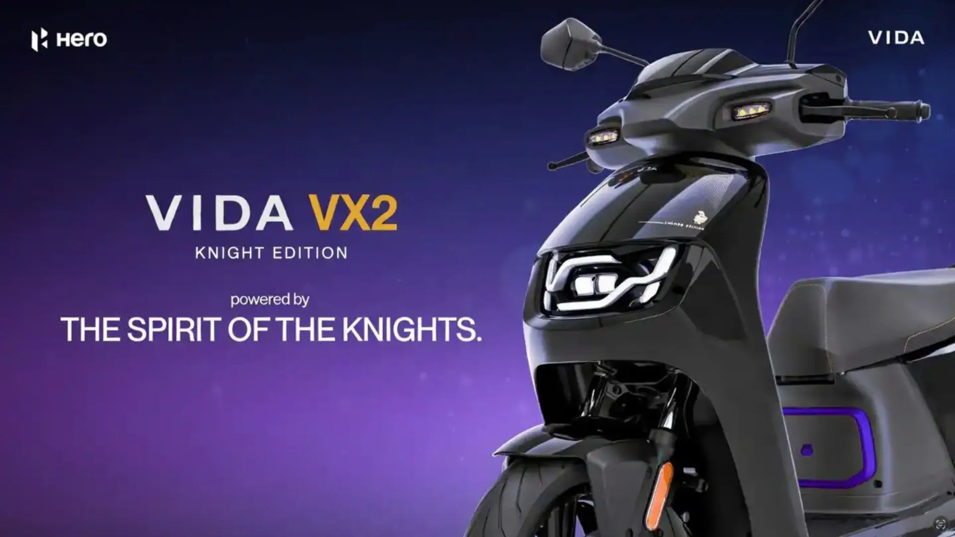 Hero VIDA VX2 Plus KKR Limited Edition Launched — IPL-Themed Electric Scooter
