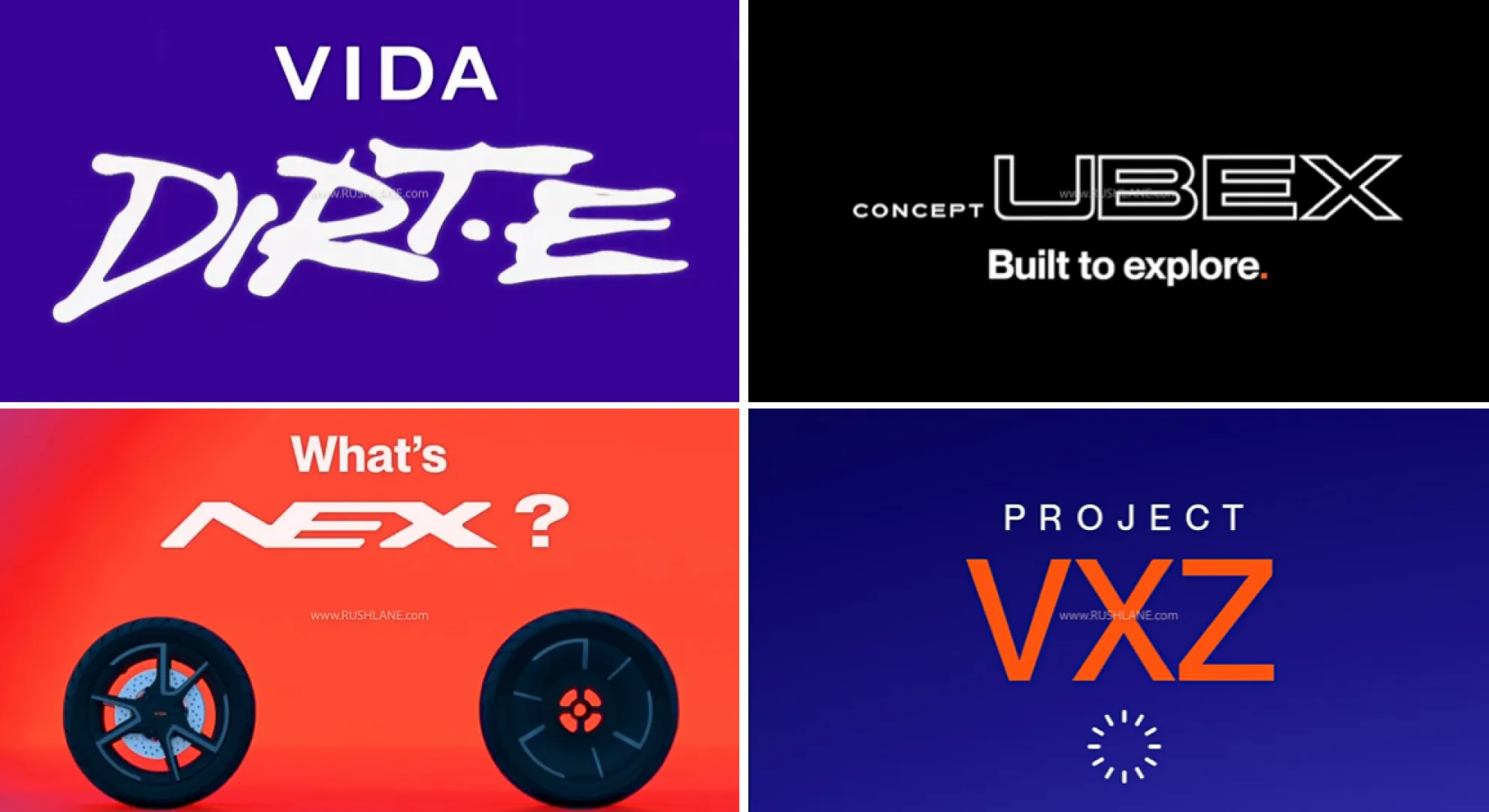 Hero Vida Teases 4 New Electric Bikes Ahead of EICMA 2025