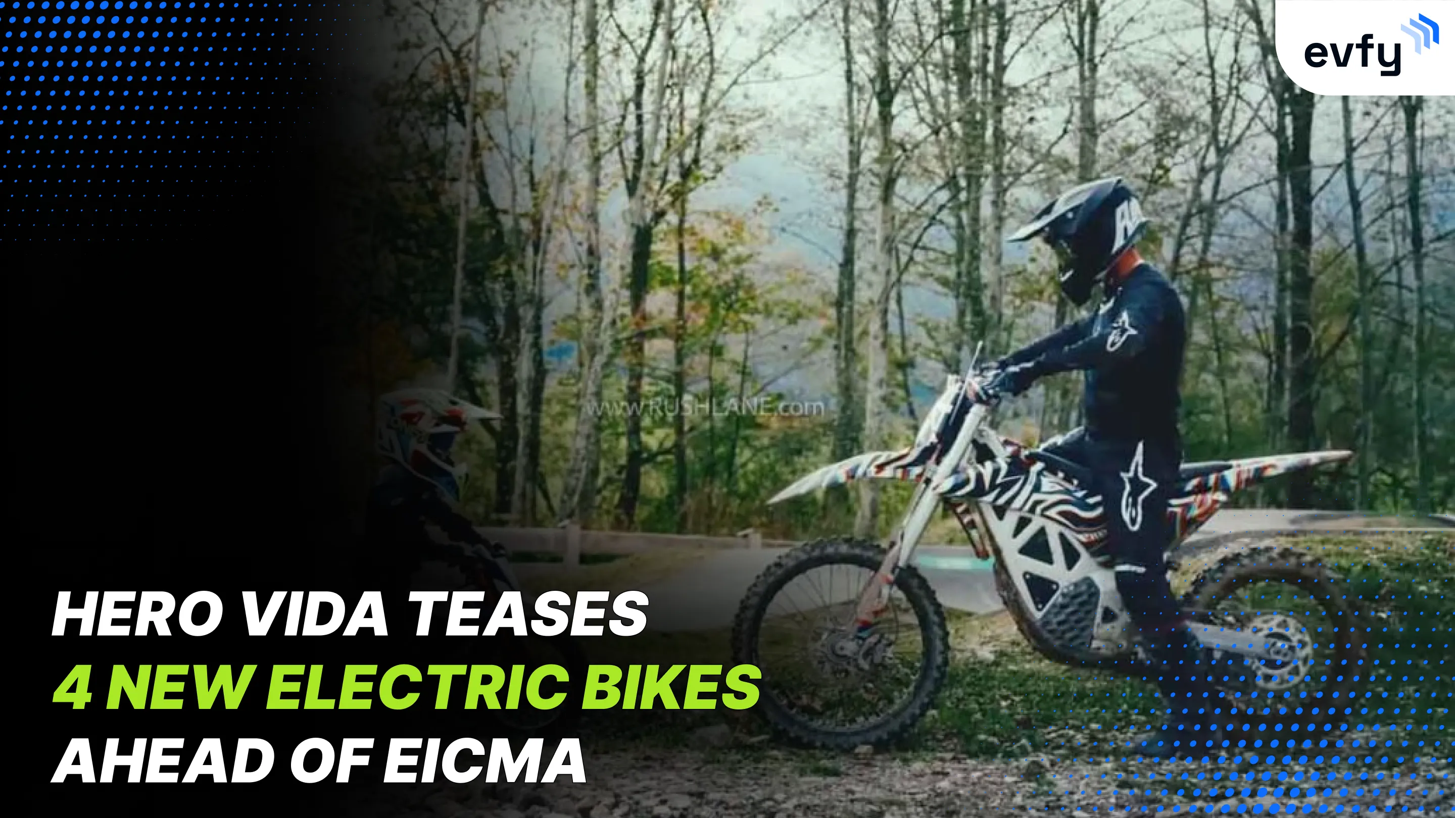 Hero Vida Teases 4 New Electric Bikes Ahead of EICMA