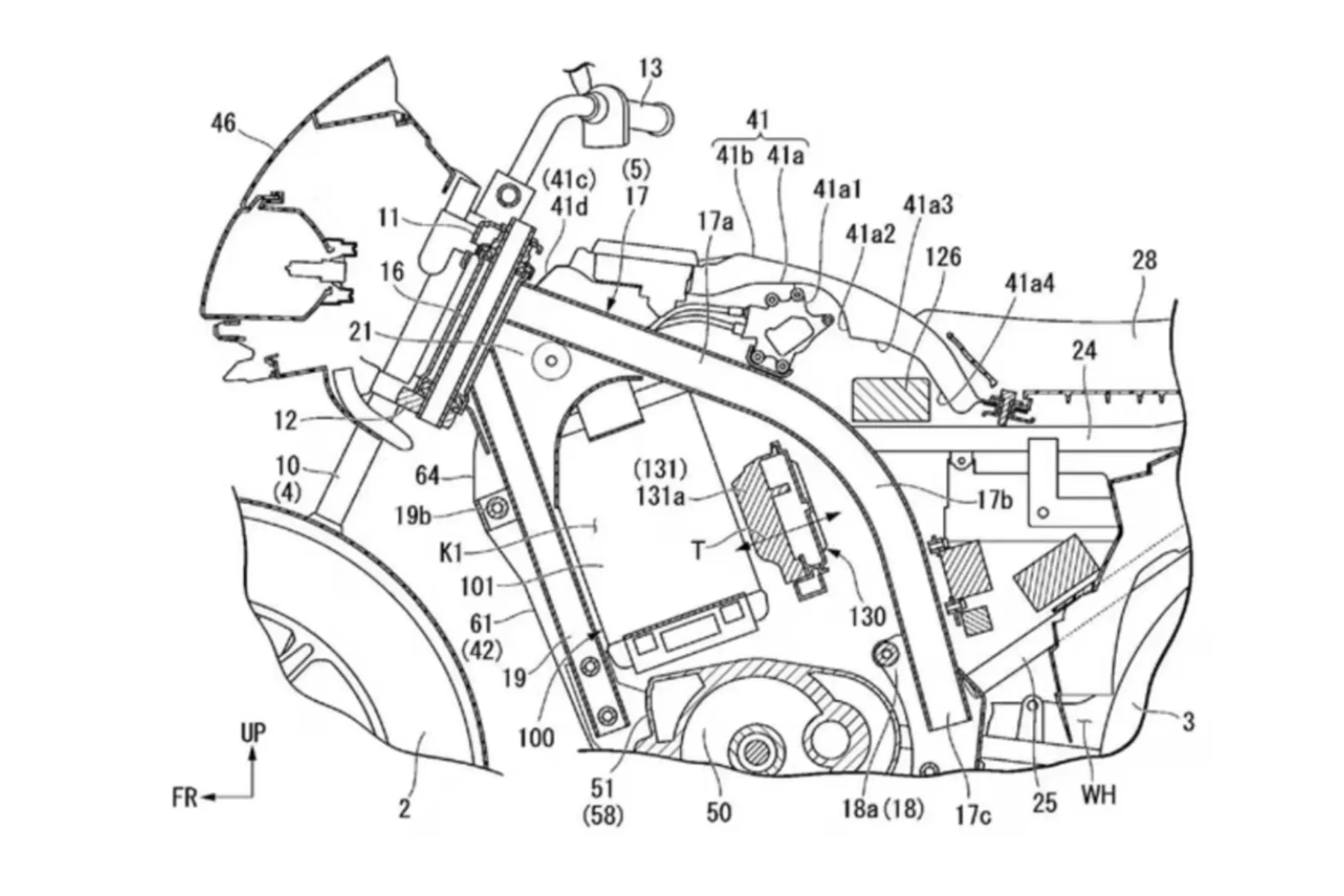 Honda Shine Electric Battery Patent Leaked