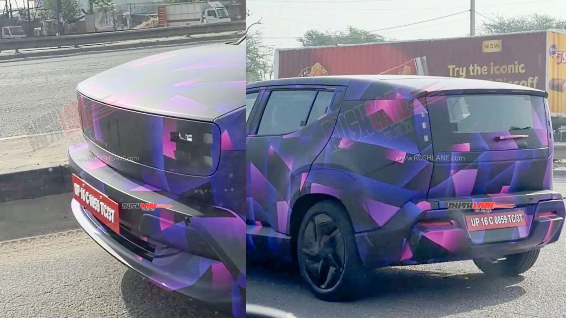 Honda Zero Alpha SUV Spy Shots - Front and Rear