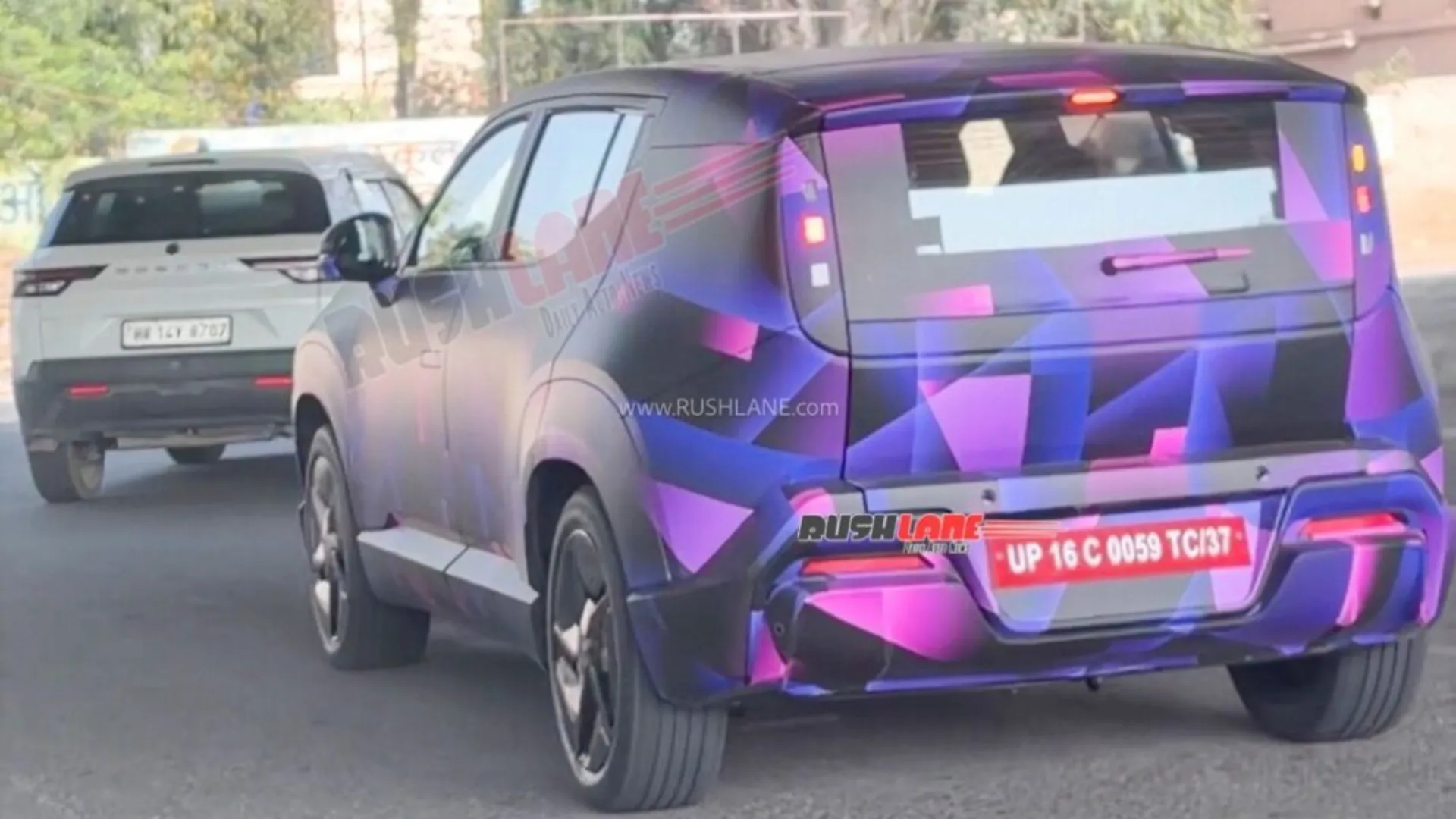 New Honda Electric 0 Alpha SUV Interiors Spied During Road Test