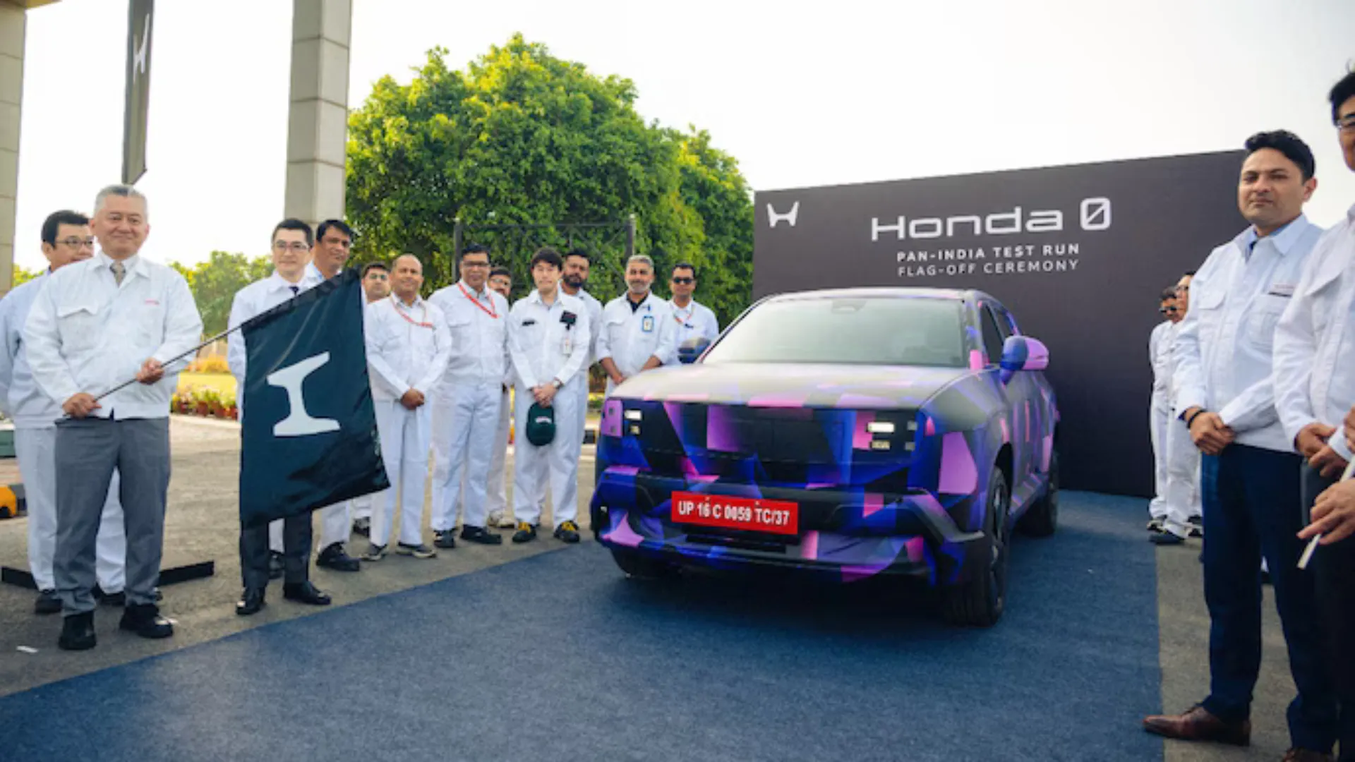 Honda’s First Electric Car Zero Alpha SUV Starts Road Testing in India