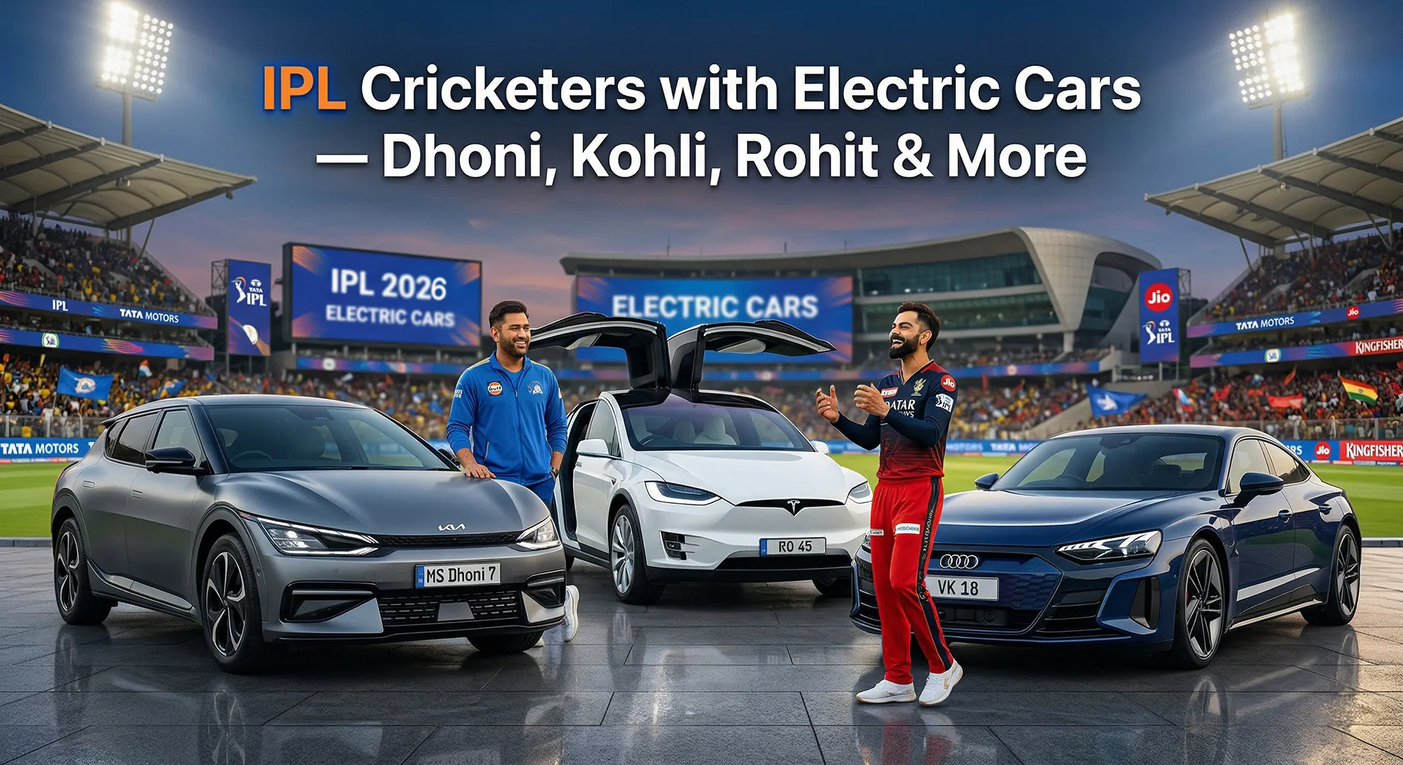 IPL Superstars Go Electric — Dhoni, Kohli, Rohit, and More!