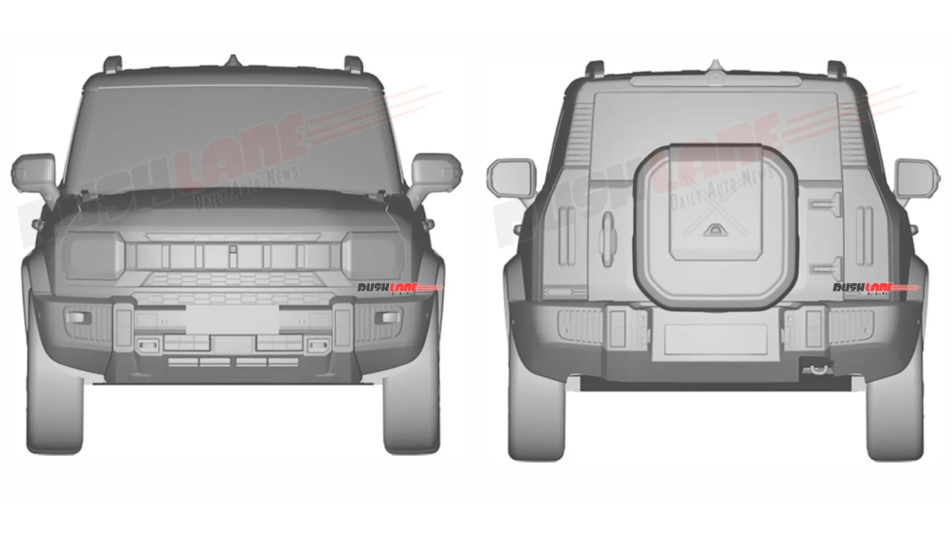 JSW Chery Jetour T2 i-DM PHEV SUV Patent Design