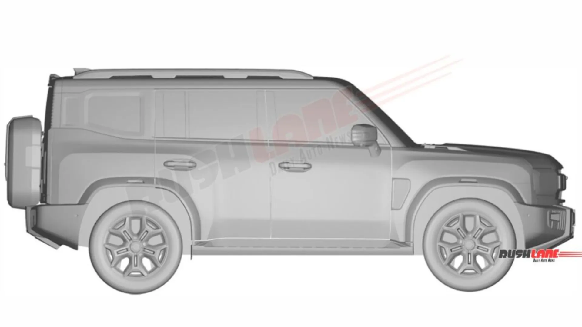 JSW Chery Jetour T2 i-DM PHEV SUV Patent Design