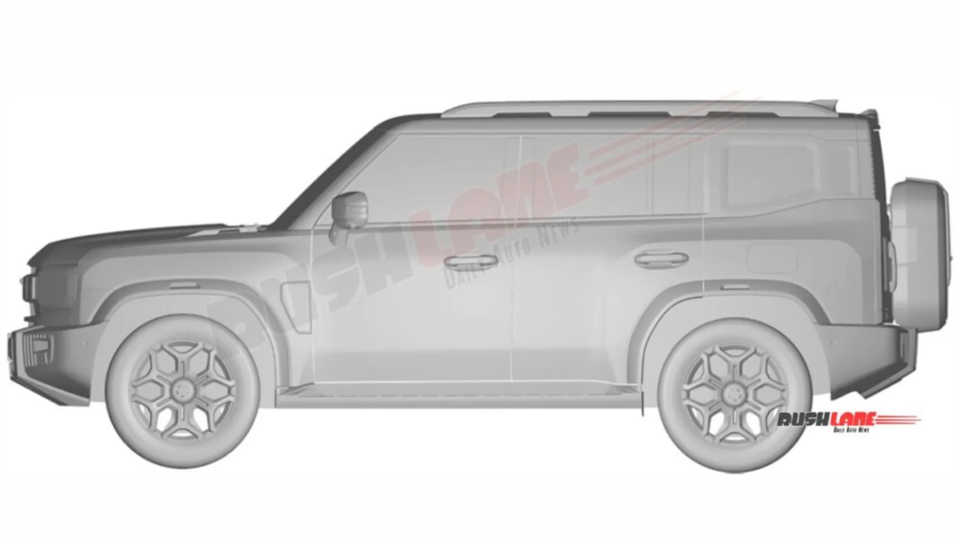 JSW Chery Jetour T2 i-DM PHEV SUV Patent Design