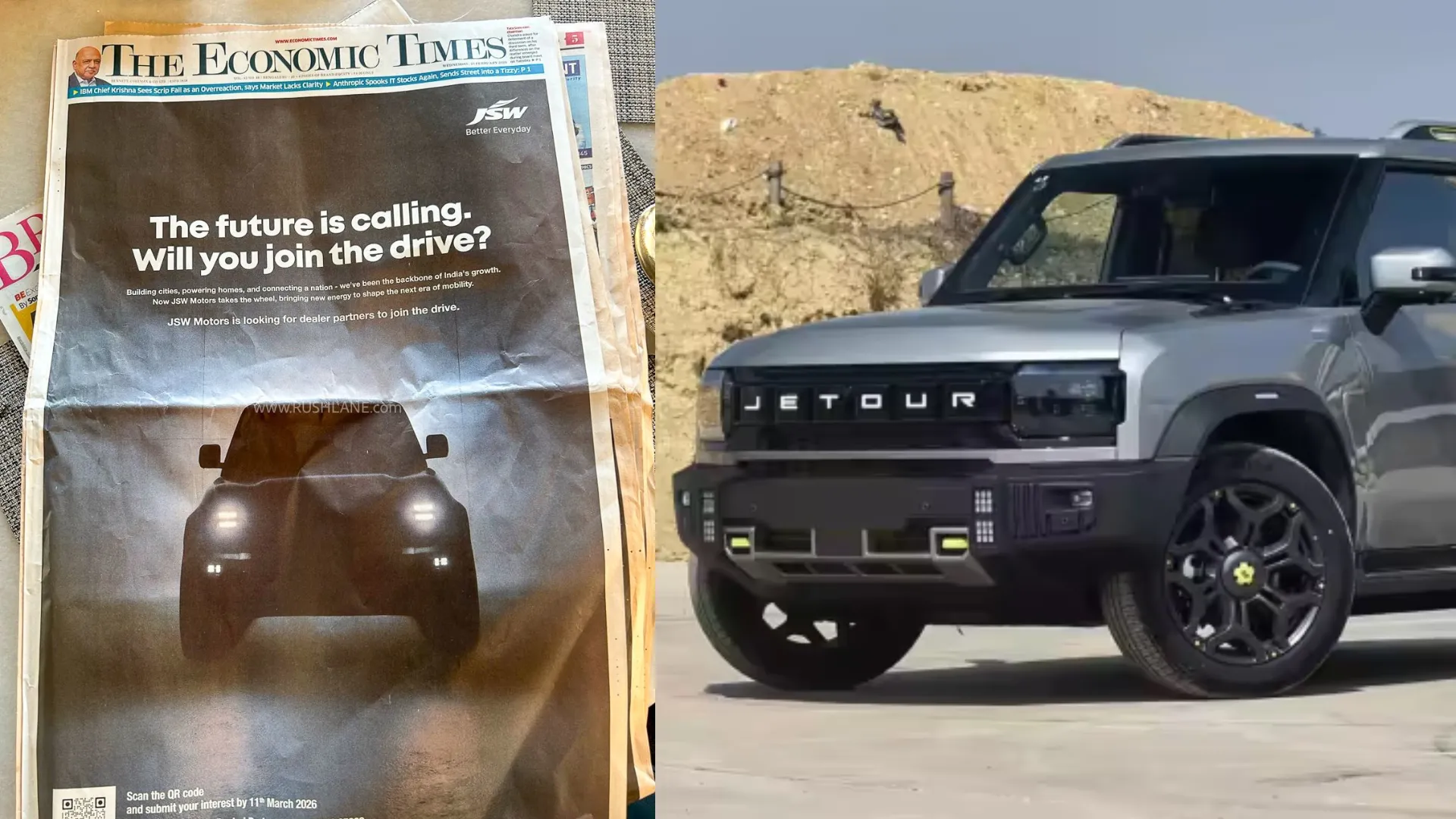 JSW Motors Teases First Car — Invites Dealer Partners