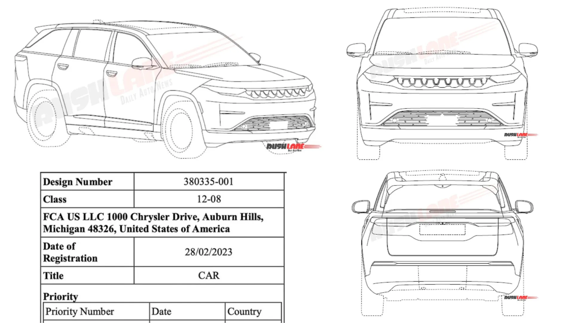Jeep Wagoneer S Electric SUV Patented in India