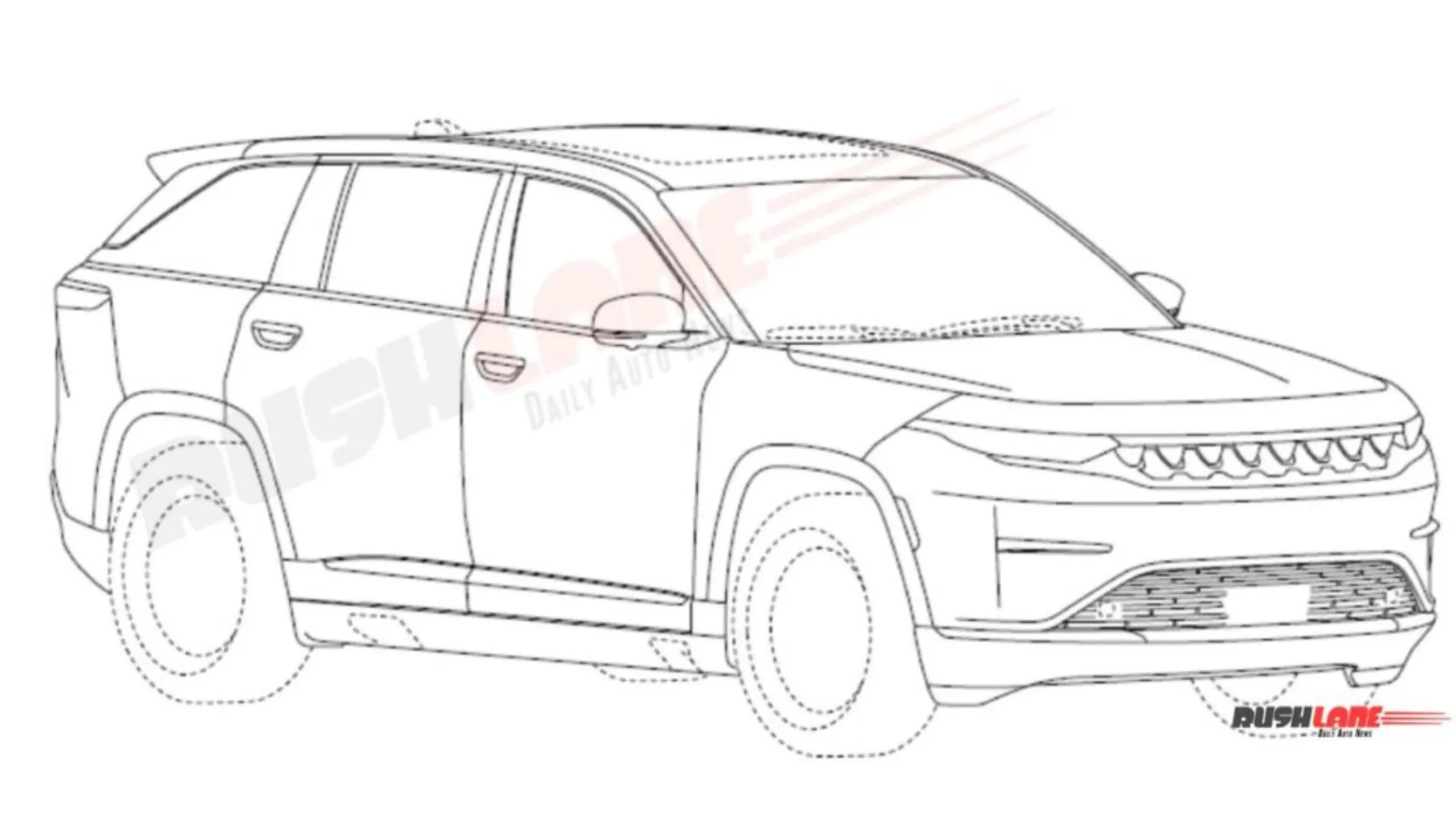 Jeep Wagoneer S Electric SUV Patented in India