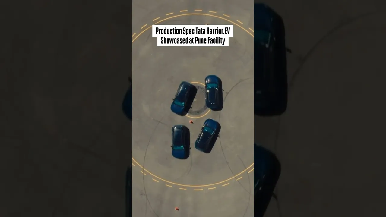 @tata.evofficial Showcased their much awaited Harrier.ev at TATA EV Day . Comment below #tata