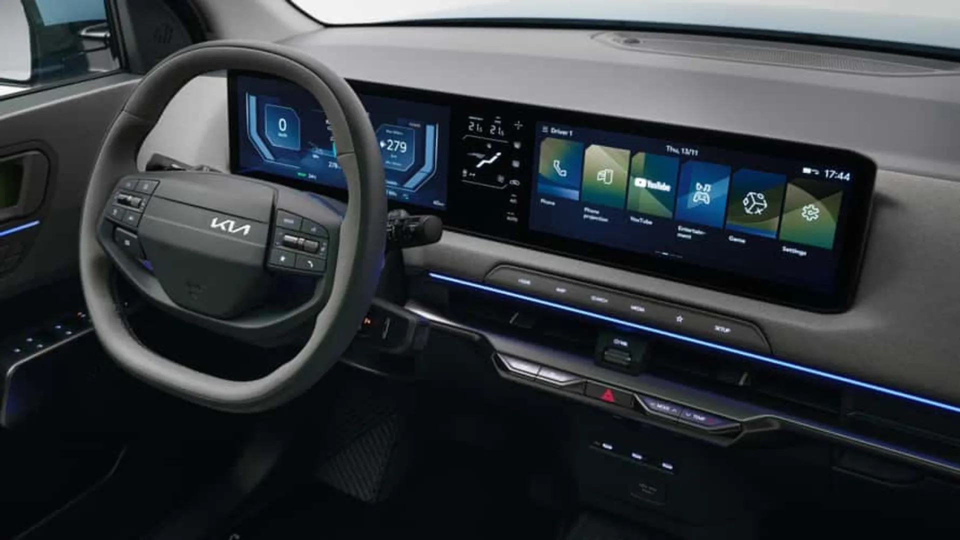 Kia EV2 - Steering and Screens