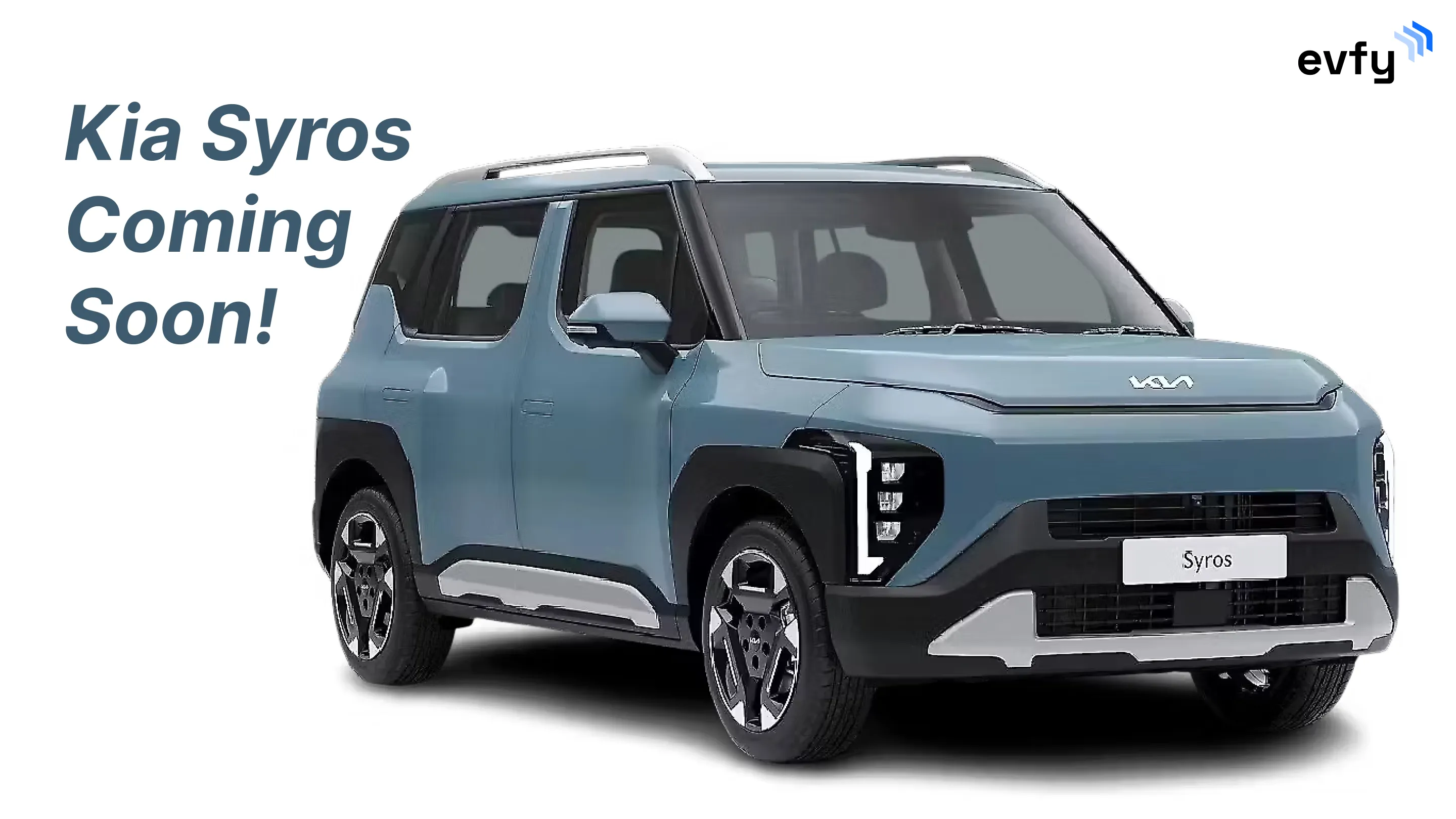 Kia Syros EV Coming Soon — Cheapest Kia EV Yet!
