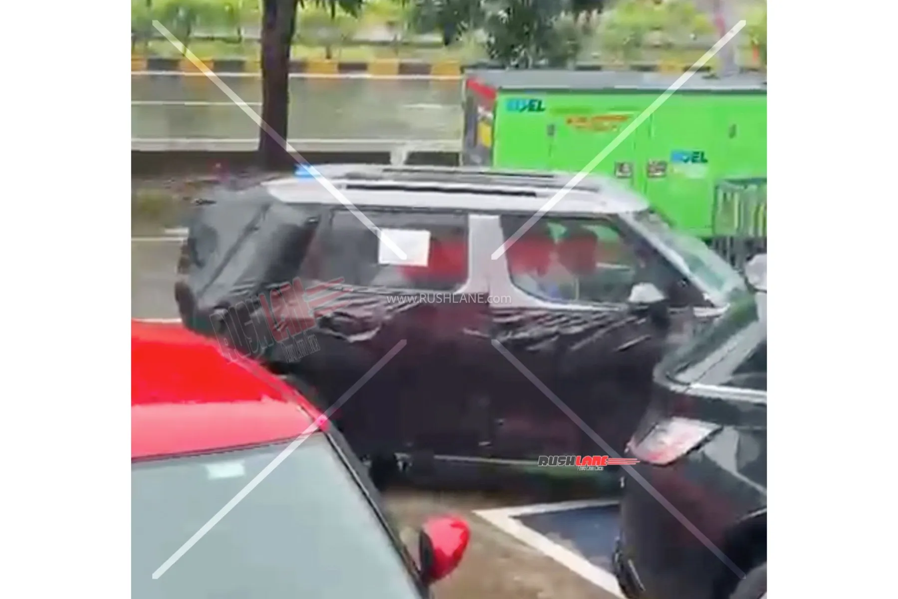 Kia Syros EV Spied in India